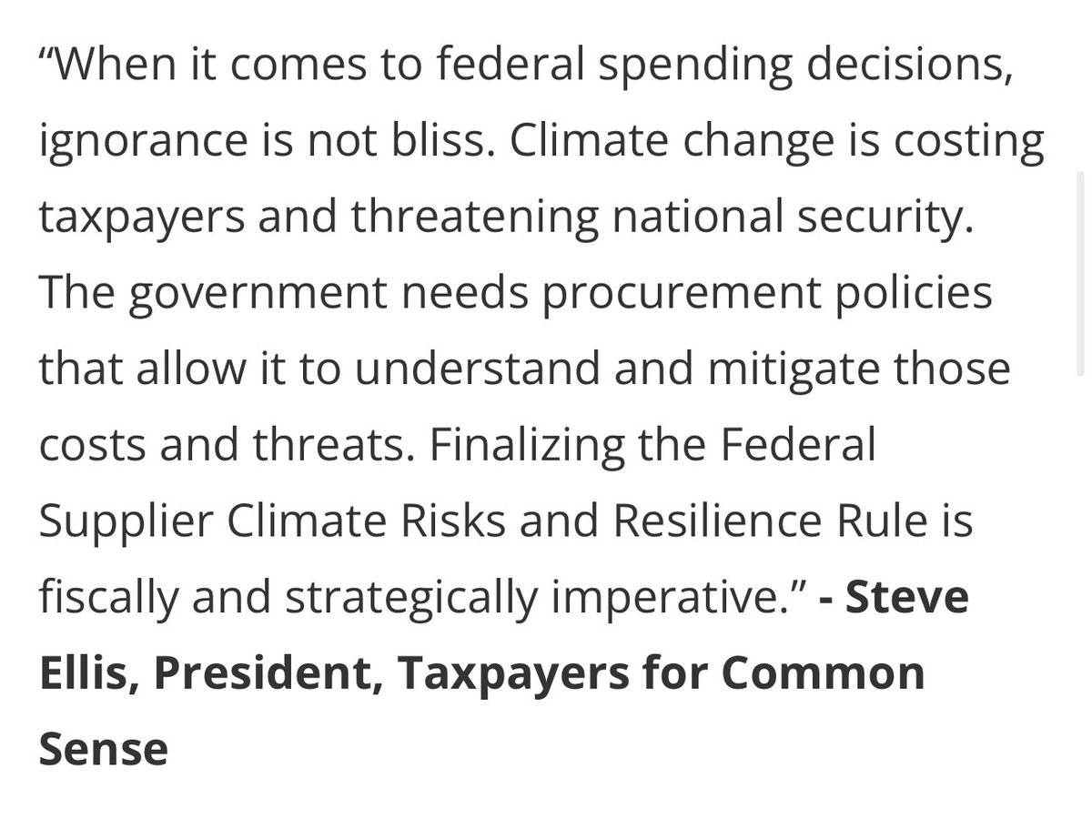 Dealing with the effects of climate change is expensive! This regulation will help save taxpayer money by mitigating costs and threats More from @taxpayers ⬇️