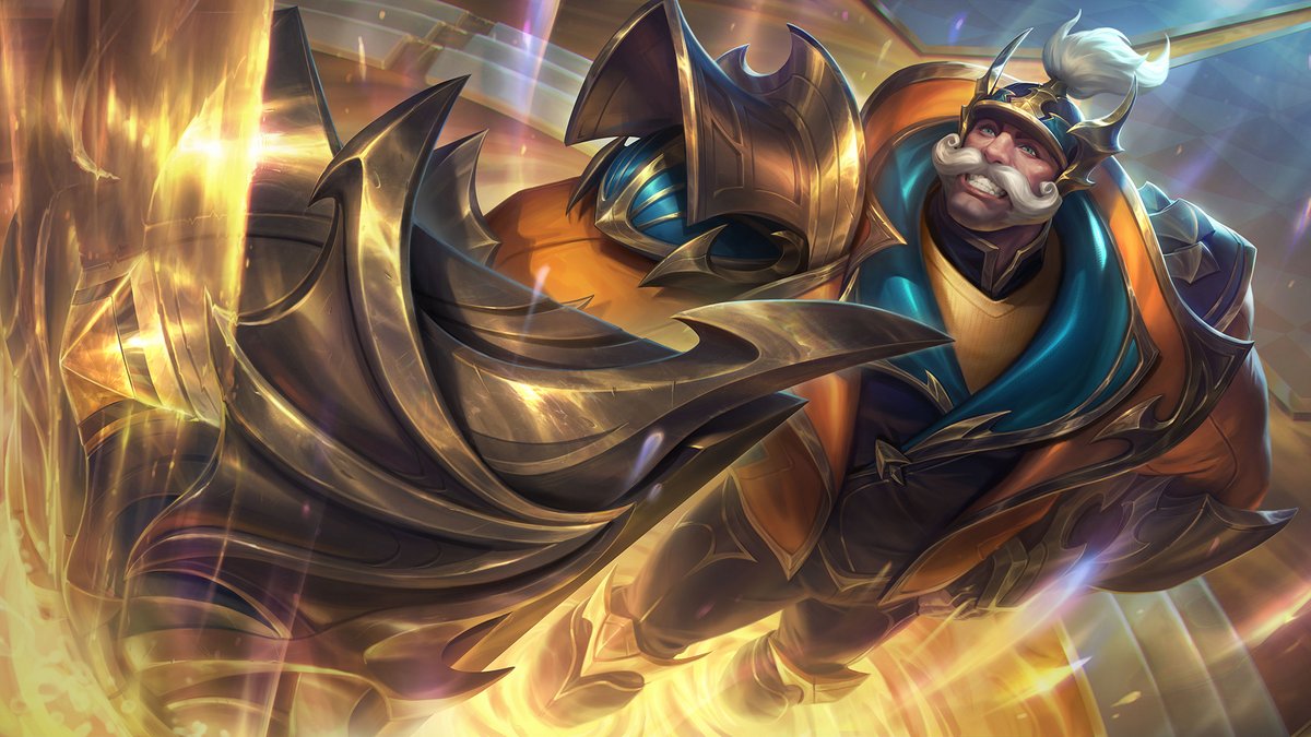 Nada tema! Braum Coroa Gloriosa (com seus gloriosos bíceps) será seu porto seguro na Temporada Ranqueada 13 💪