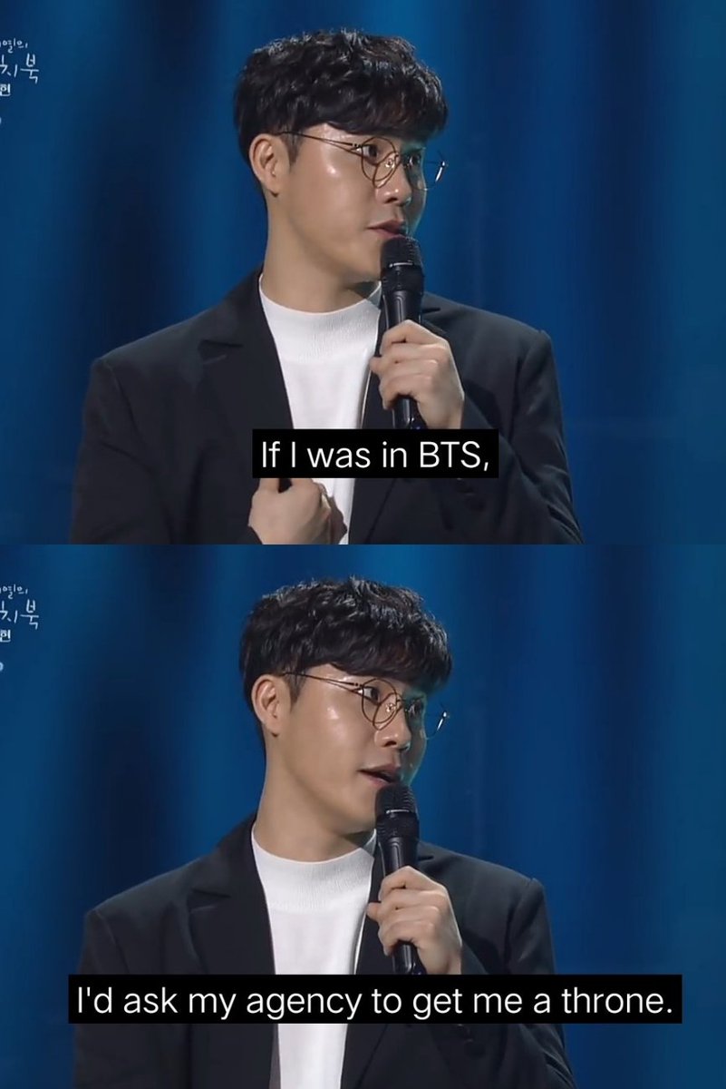 mhereonlyforbts's tweet photo. Never forget when Lee Hyun said:

"If I was in BTS,I'd ask my agency to get me a throne" https://t.co/aZaBdrM4d9