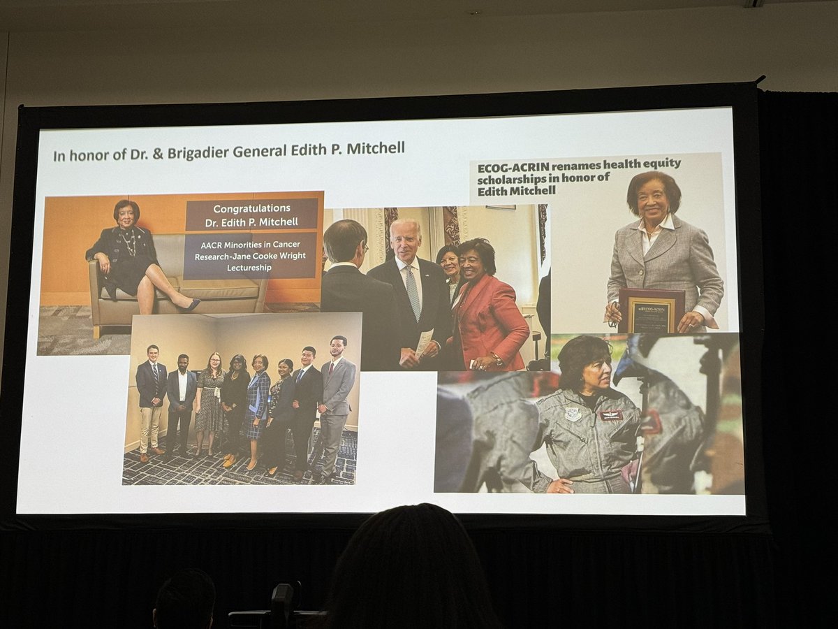 Dr. John Carpten, Cancer Center Dir @cityofhope, Chair #NCAB @theNCI pays homage to the late Dr. @EdithMitchellMD @KimmelCancerCtr as he opens the #AACR24 session on molecular profiling in #breastcancer & racial/ethnic minorities dedicated to her memory… /1