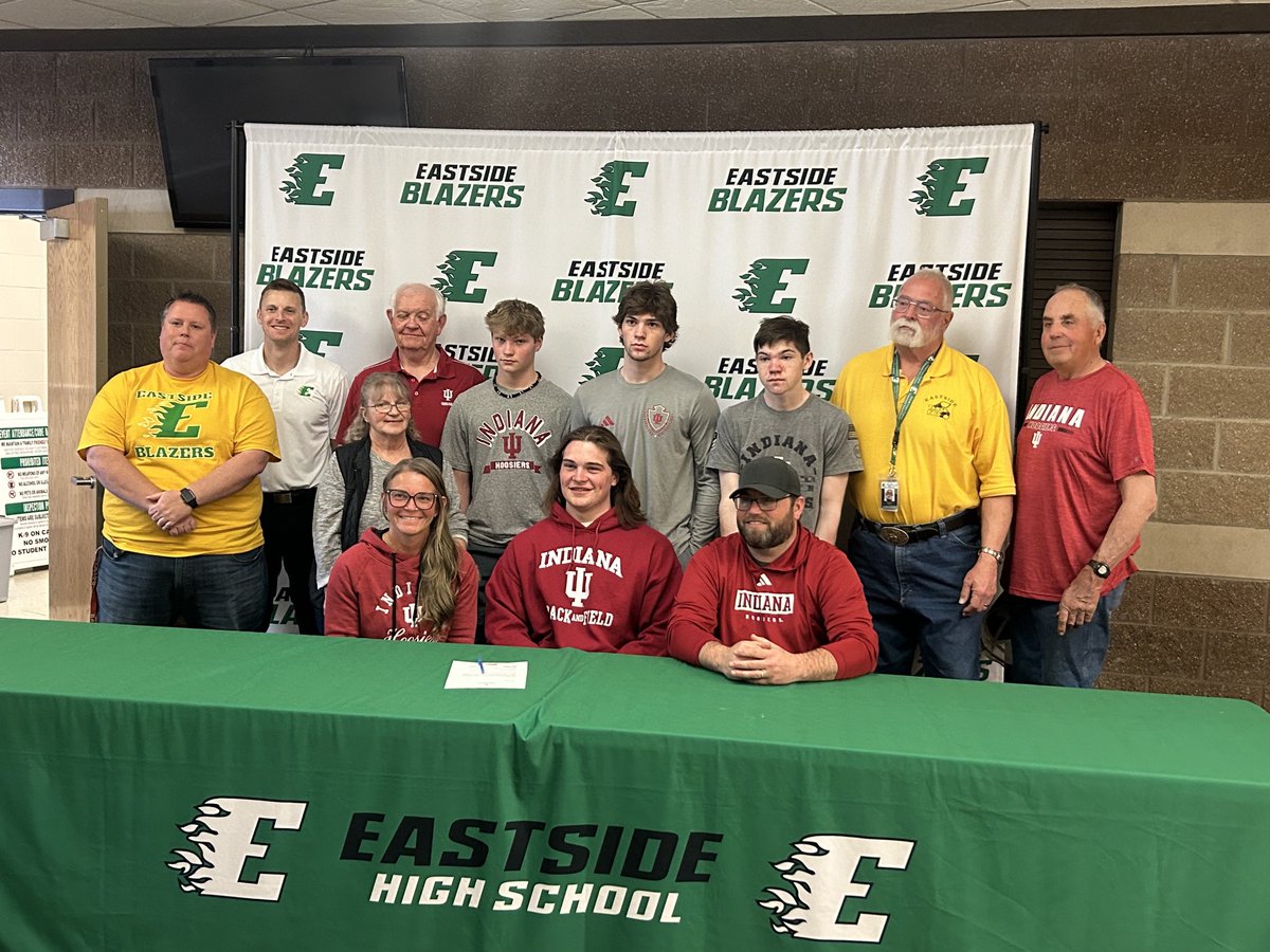 Congrats to Dane Sebert! Dane signed with Indiana University Track and Field today.