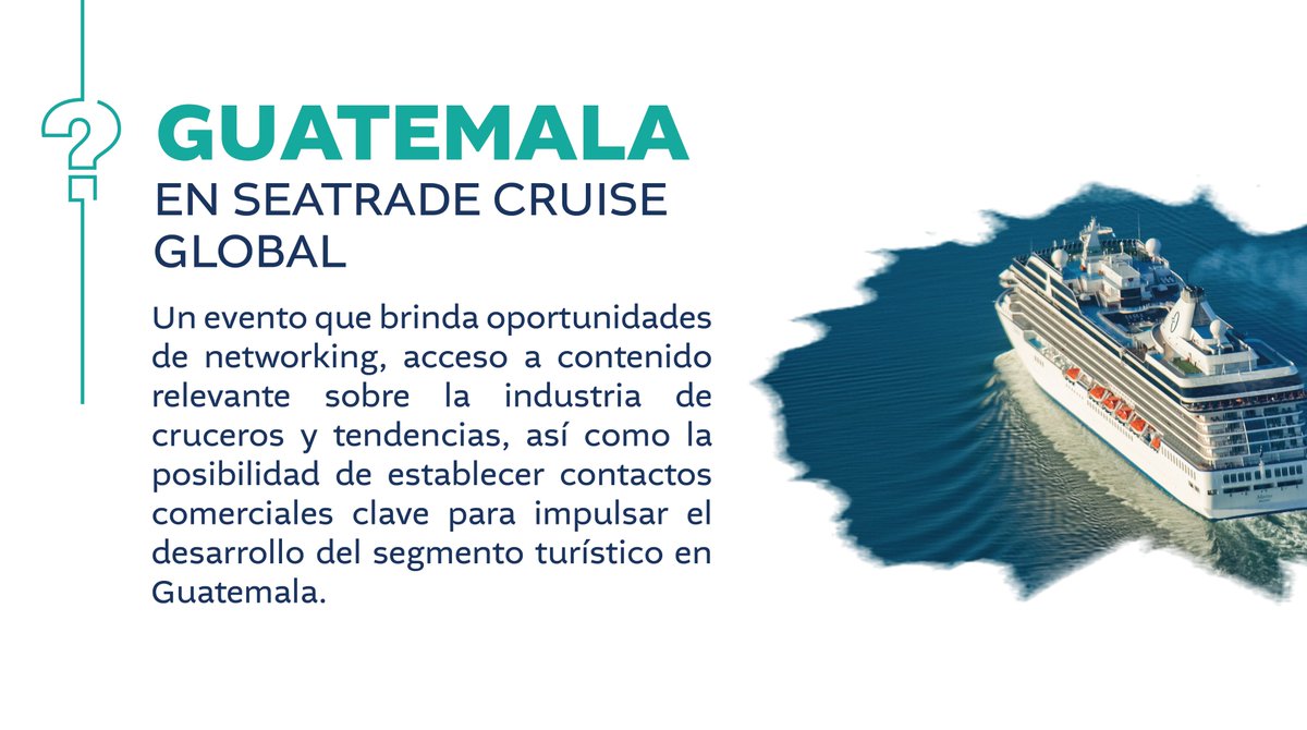 #GuatemalaSaleAdelante #SegmentoDeCruceros #SeatradeCruiseGlobal