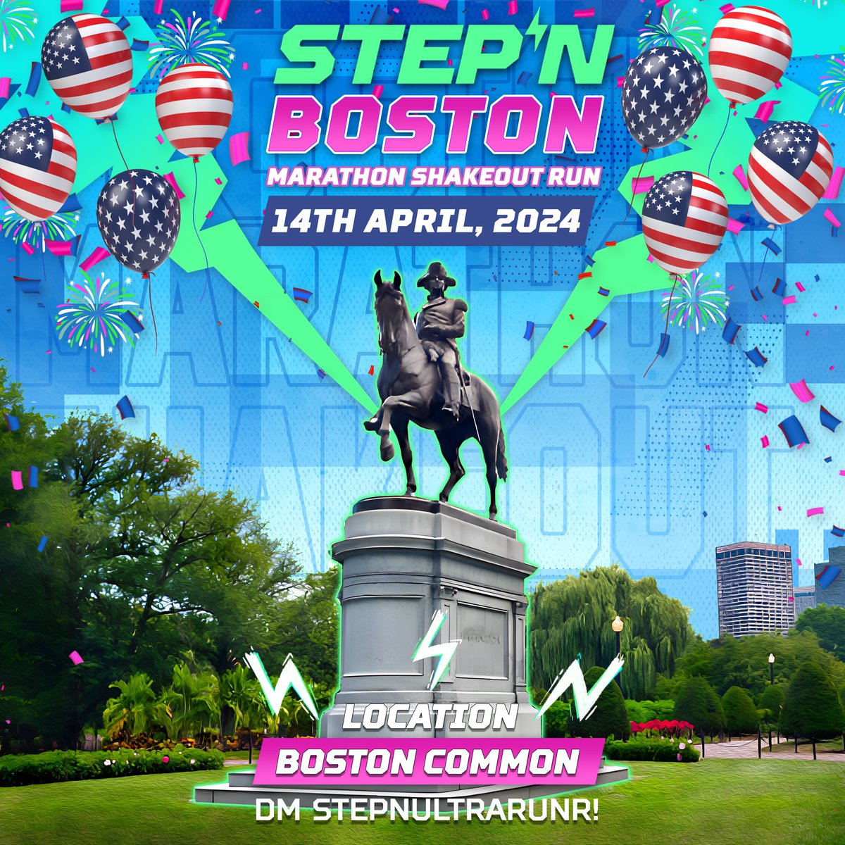 ⚡️@Stepnofficial IRL meetup at the @bostonmarathon 🦄 🚨🏃‍♂️🏃‍♀️Either join us for a Sunday shakeout run or meet at the expo🚨 📞DM me and we will finalize a convenient time🫶 @mooarofficial @GasHeroOfficial @fslweb3 #STEPN