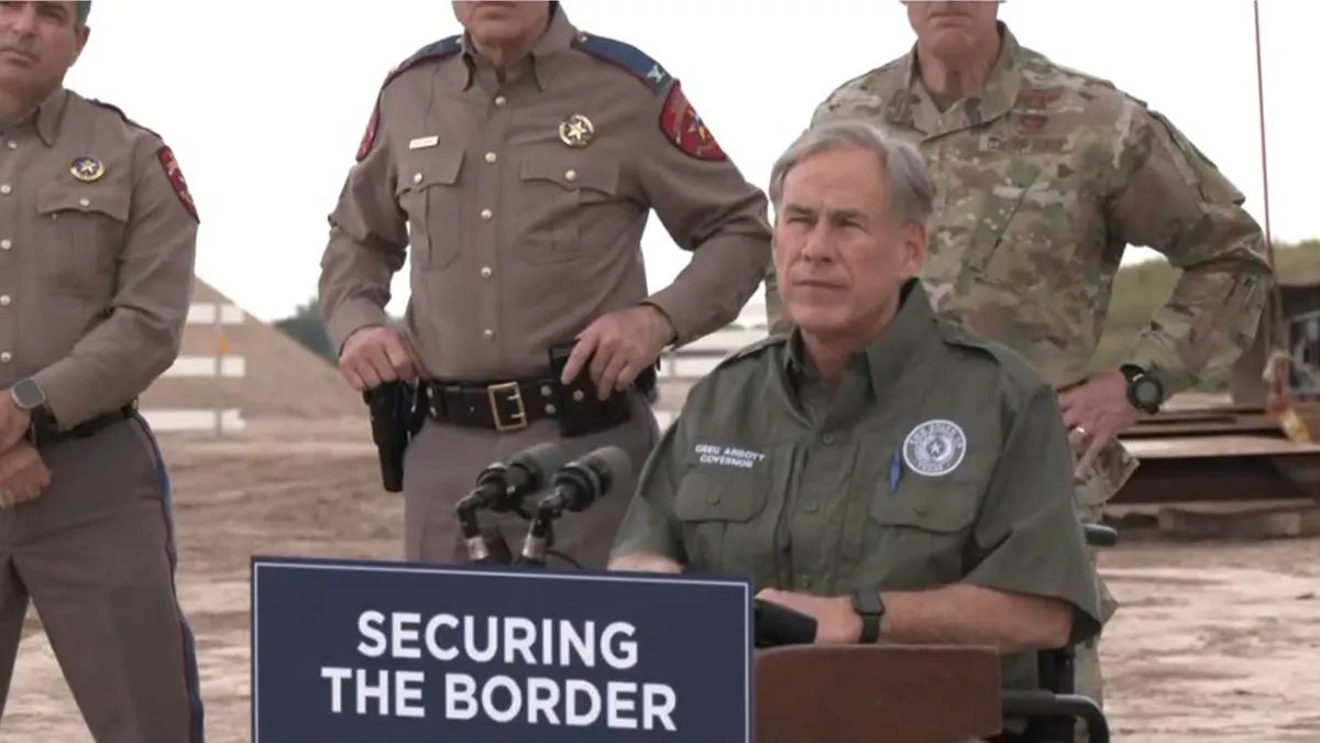 'Texas will exercise our sovereign authority to protect our Southern Border and our Nation because President Biden REFUSES to enforce Federal Immigration Laws.' - Governor Greg Abbott 4/8/24👍💪🇺🇸
 #StandWithTexas #BidenBorderBloodbath #SaveAmerica