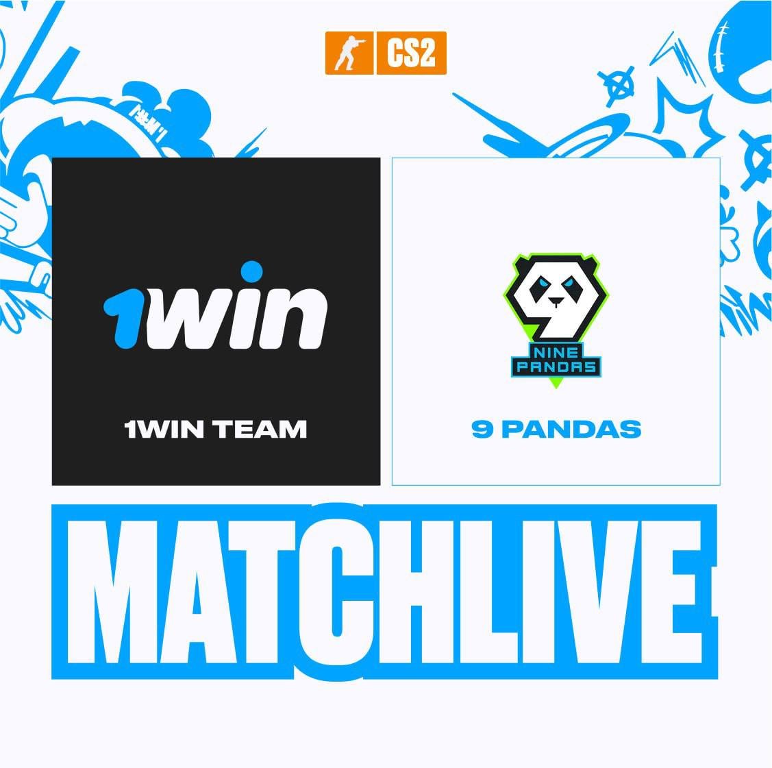 Admin was so much into the first game that he forgot to make an announcement here that the match had started. Btw the match has started 1win Team VS. 9 Pandas @ bo3 - LIVE! Broadcast 👉 twitch.tv/fissure_cs_eng