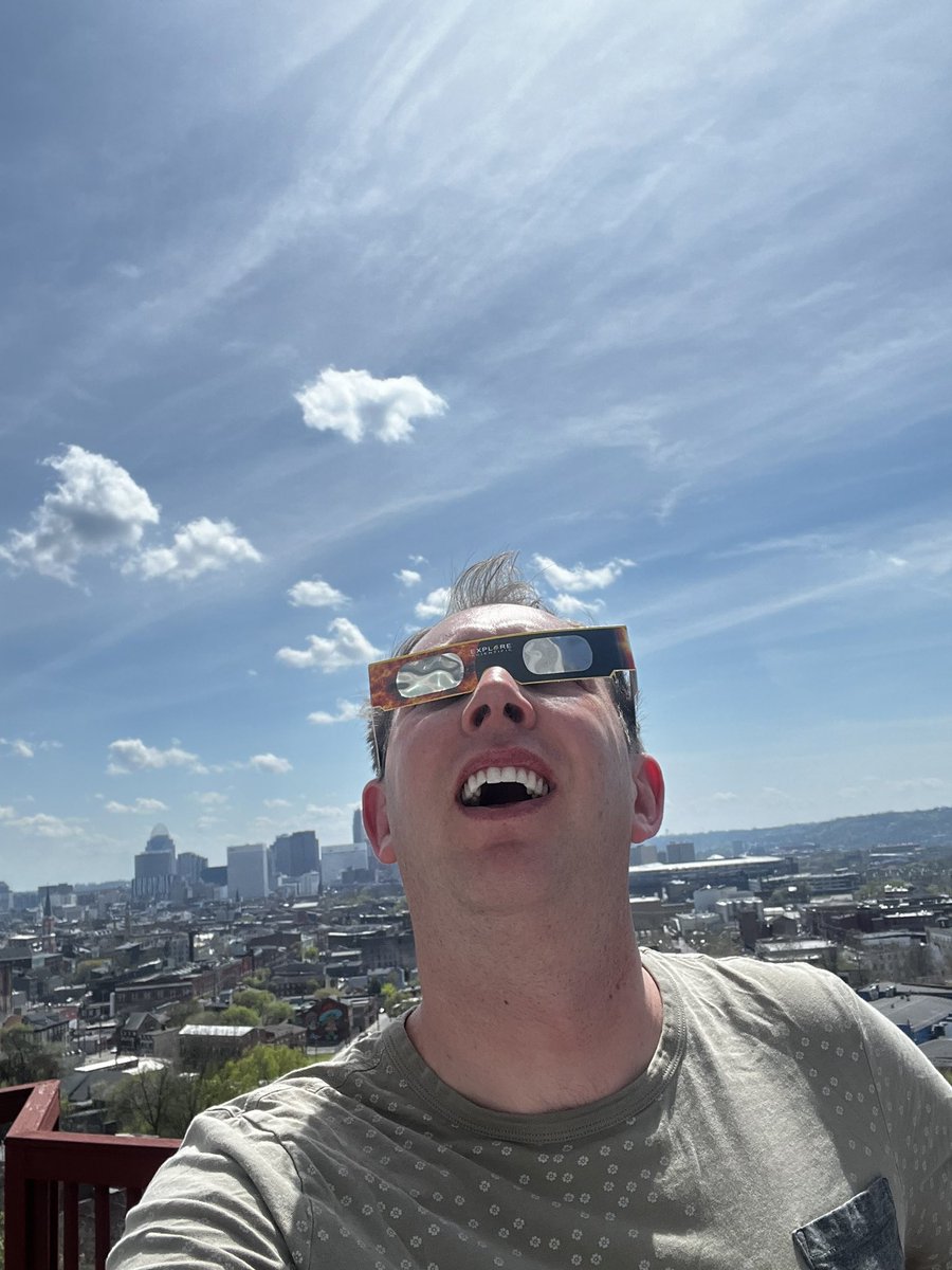 Dare I say, we might have a perfect day for the #eclipse 🤩🌒 #cincywx @wcpo