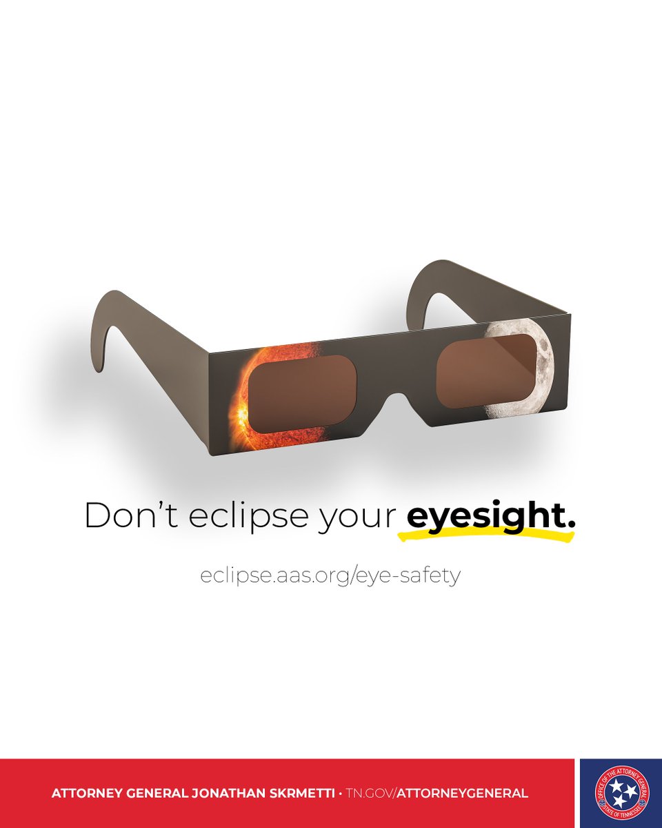 Lose the fake glasses, not your eyesight! Enjoy today’s solar eclipse ☀️ ➡️eclipse.aas.org/eye-safety/vie…