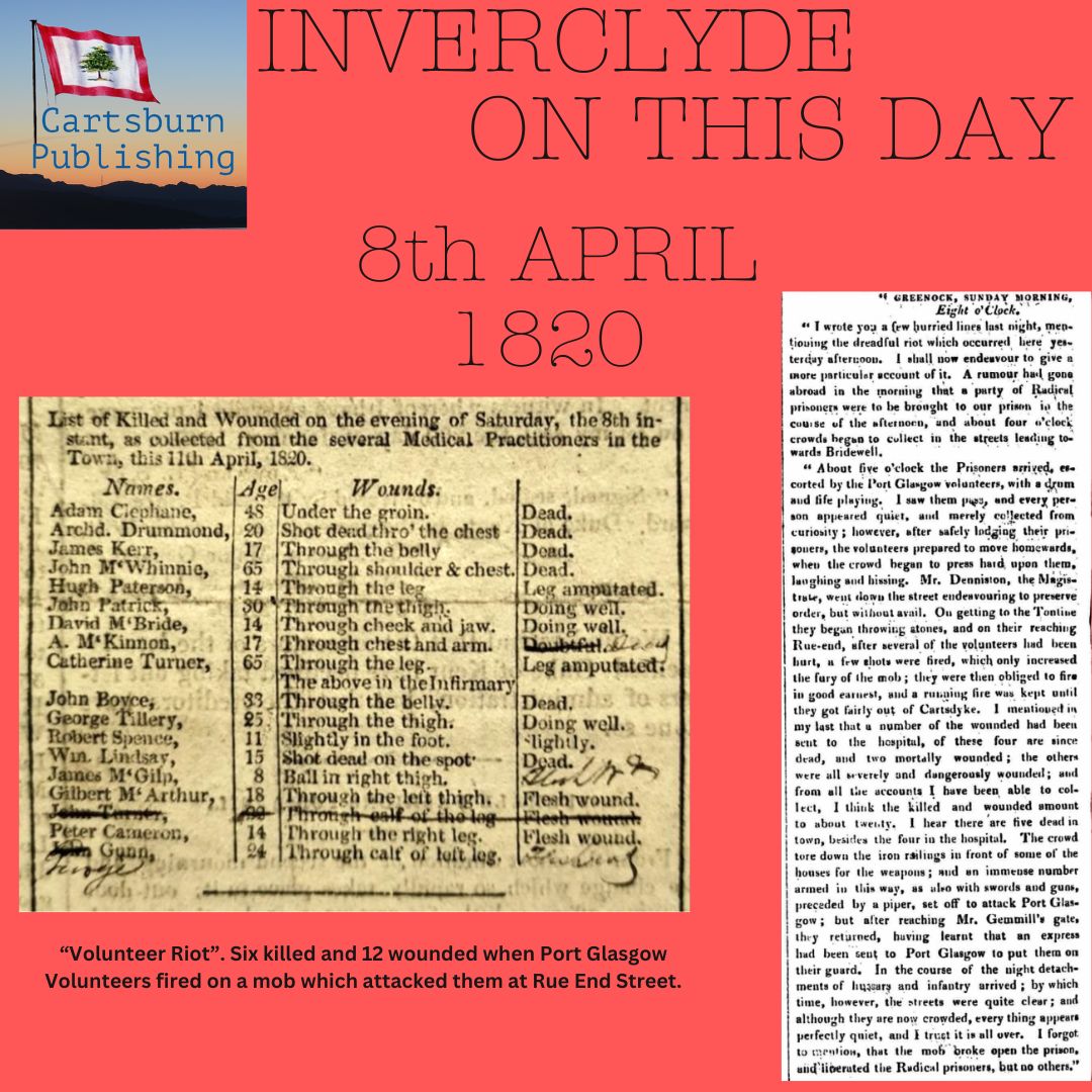 #OTD #LocalHistory #Inverclyde