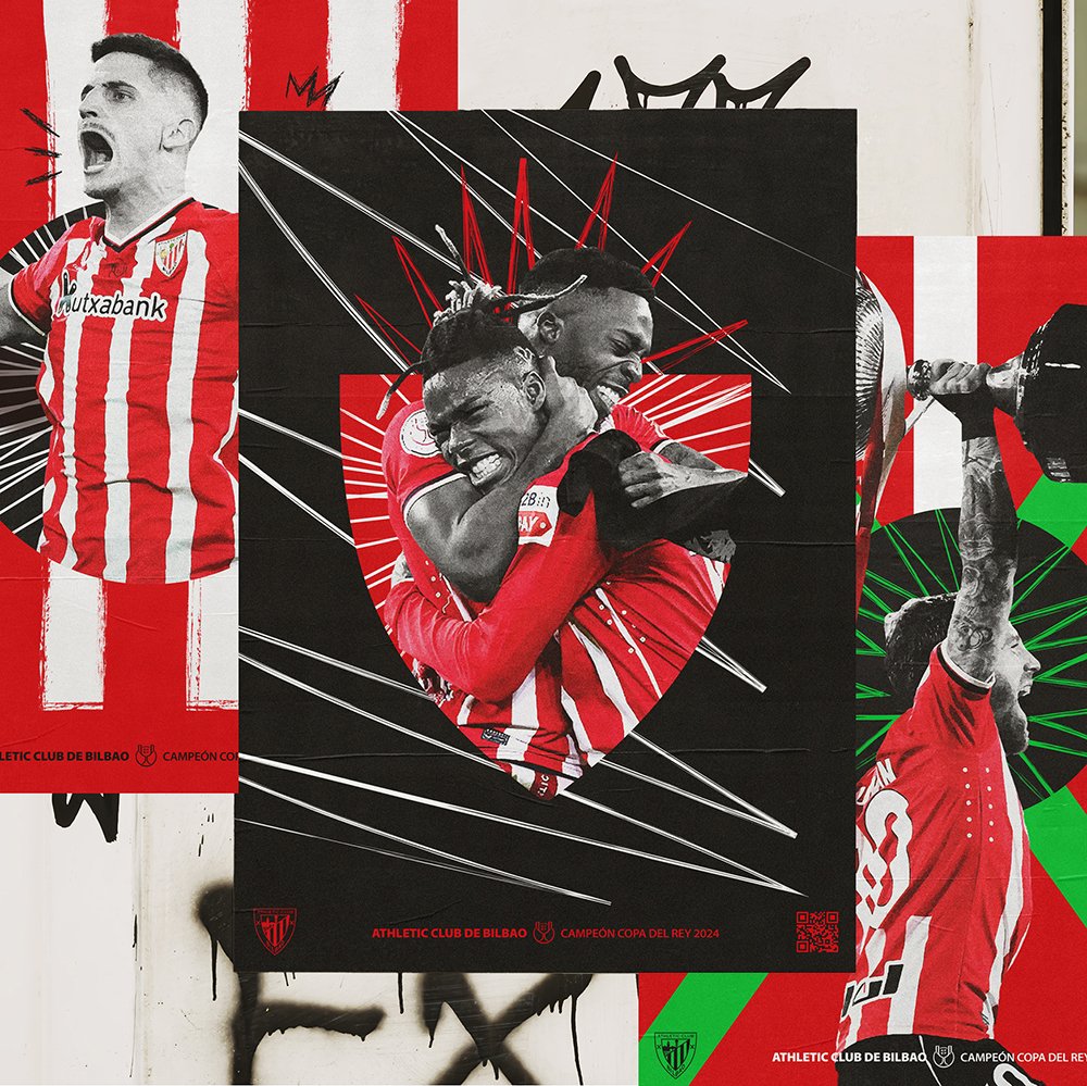 ❤️⚽️Diseños exclusivos del Athletic de Bilbao Campeón de Copa 2024 etsy.me/4cM4bcp