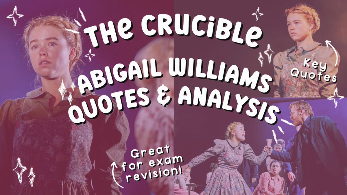 I’ve popped another video up for my students to revise from, feel free to share with yours too! 💕📽️ youtu.be/UzlXmyBEllw?si… #thecrucible #examrevision #revision #drama #english
