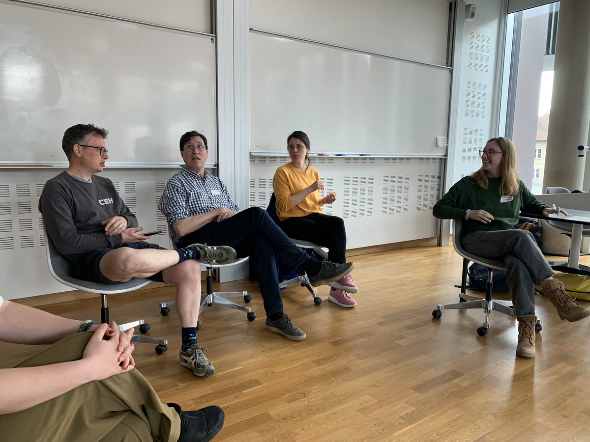 🙌An inspiring symposium day @Globe_UCPH ended with a panel debate and Q&As on how to foster #synergy, #interdisciplinarity and future #collaborations 🌟

Followed by multiple group discussions on how to create bold #ideas, obtain #funding, #mobility and other relevant topics 💡