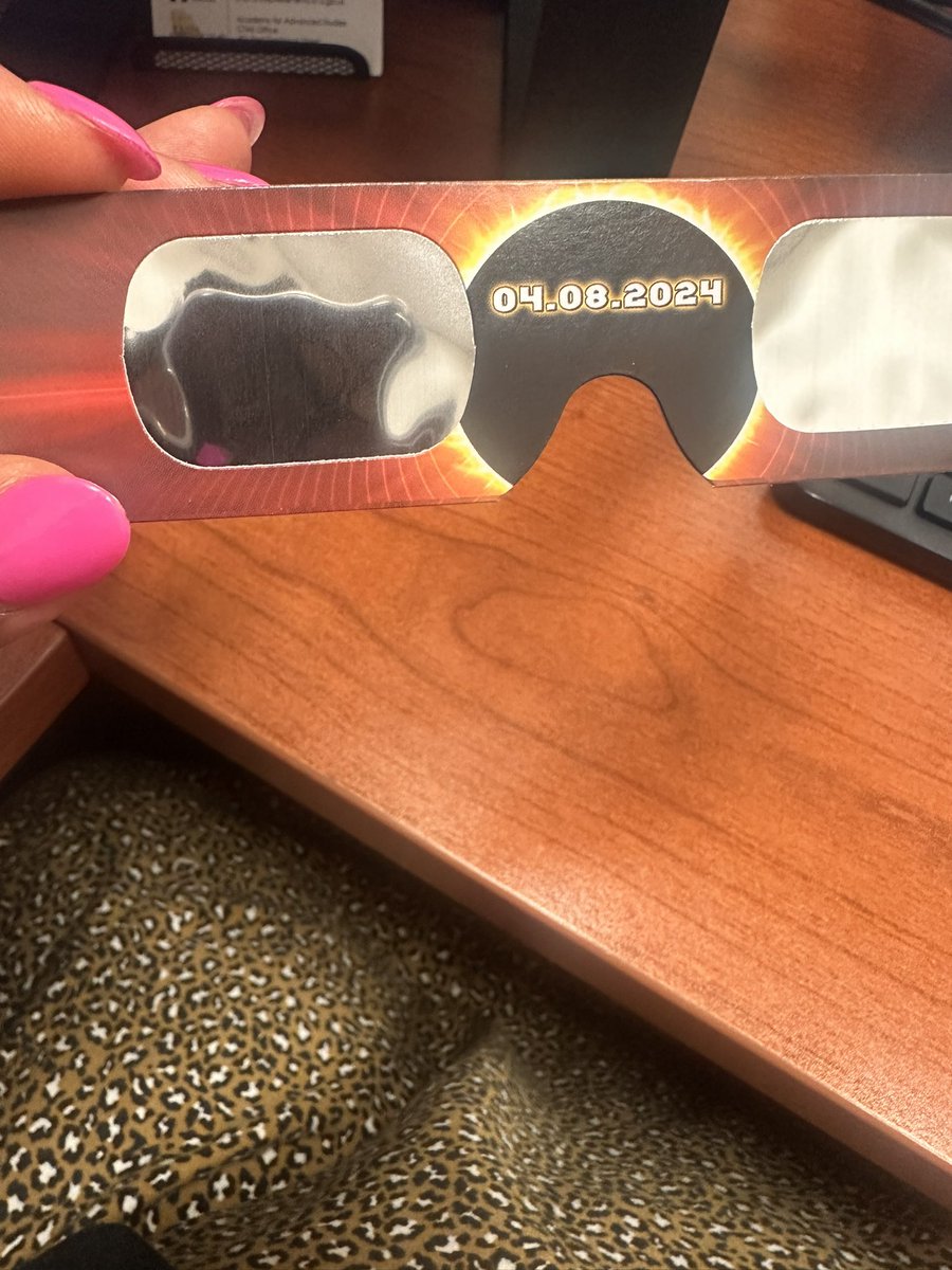 Today @HenryCountyBOE students, teachers, and leaders can participate in the #SolarEclipse using these cool glasses and a toolkit that has been created with activities and literacy integration.☀️🌑 #WinningForKids