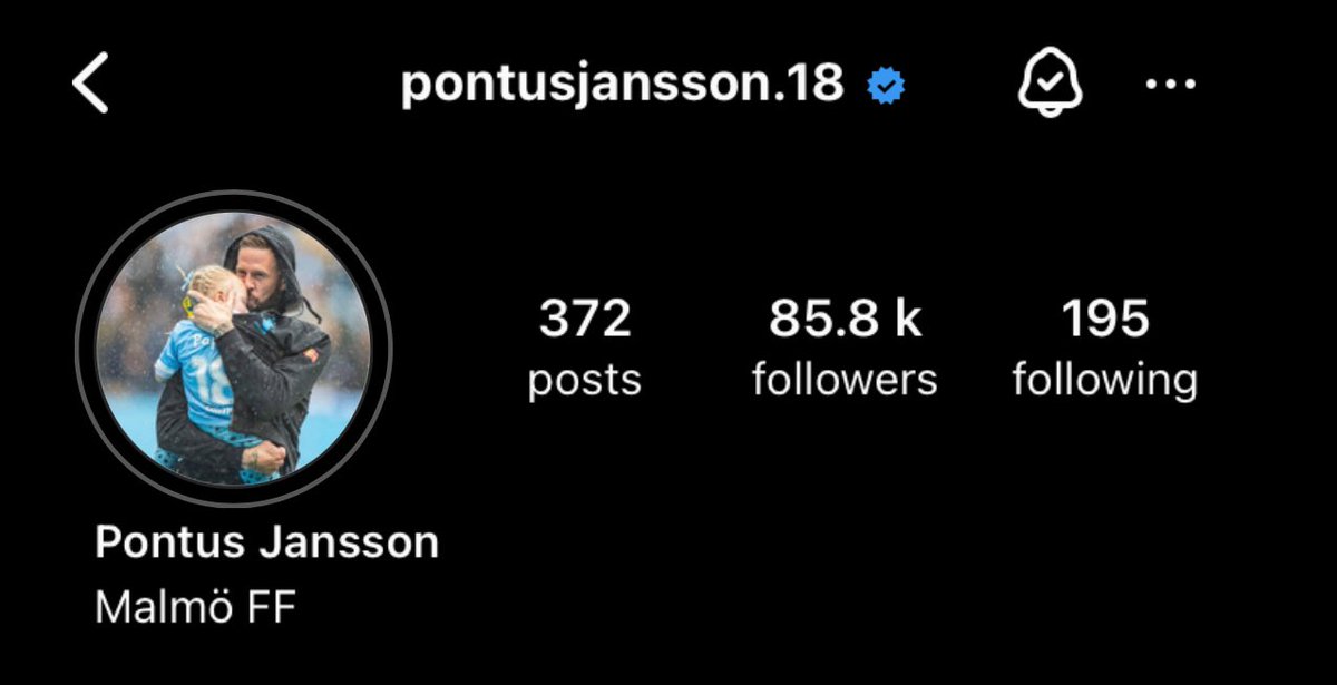 Pontus has removed supporter of Brentford from his bio