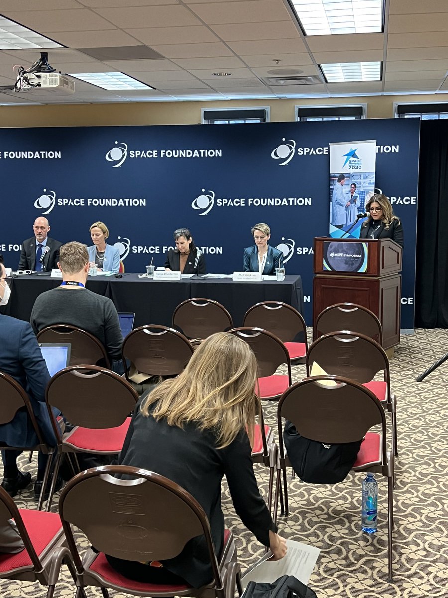 Industry leaders gathered at Space Symposium in Colorado Springs to unveil the highly anticipated Space Workforce 2030 (SWF2030) second annual report. #SpaceFoundation #SpaceSymposium #39Space #SWF2030 @AerospaceCorp