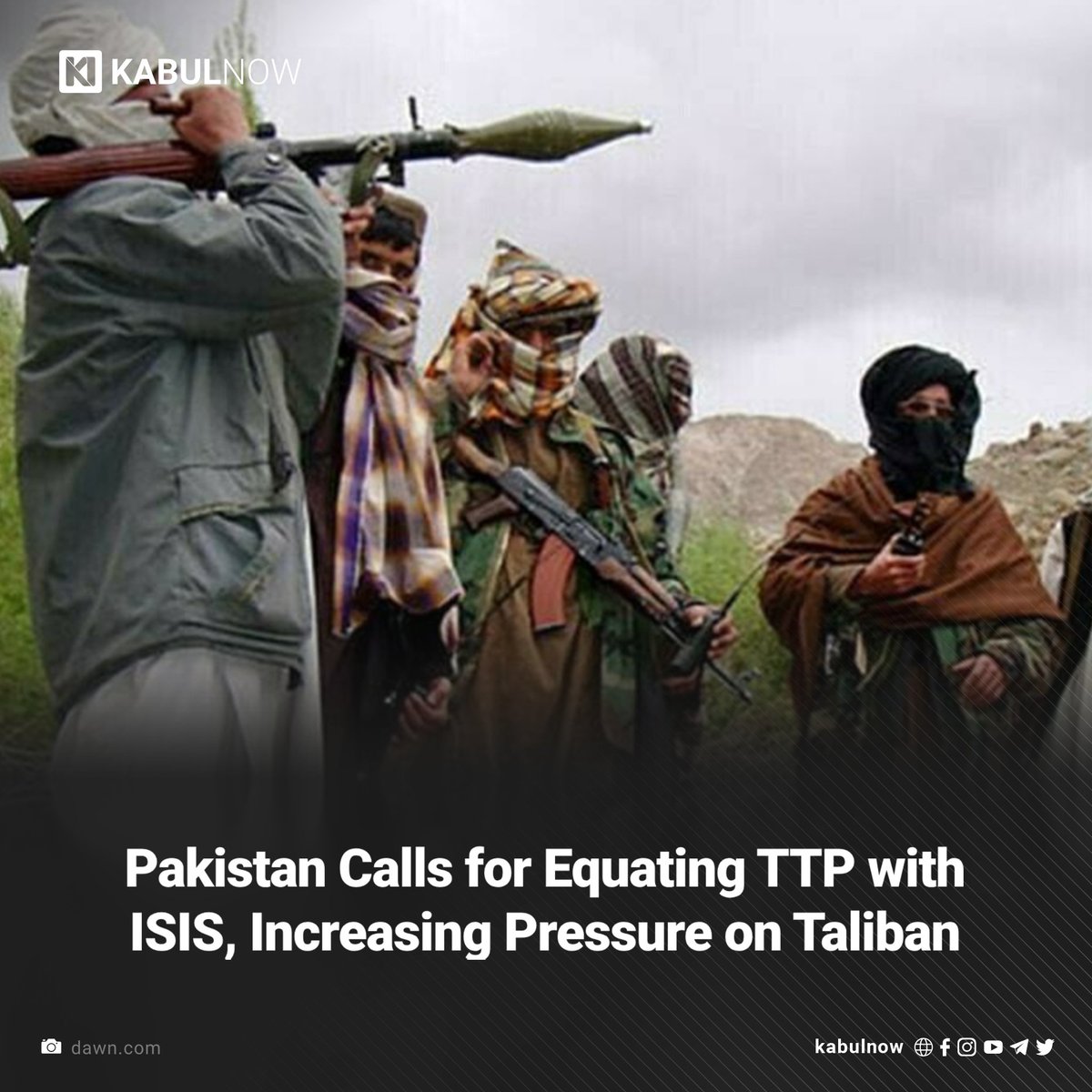 As reported by Pakistani media, many countries in the region and beyond consider ISIS an immediate threat while viewing TTP as Pakistan's internal problem. This perspective makes it difficult for Islamabad to gather the necessary support against TTP. kabulnow.com/?p=35293