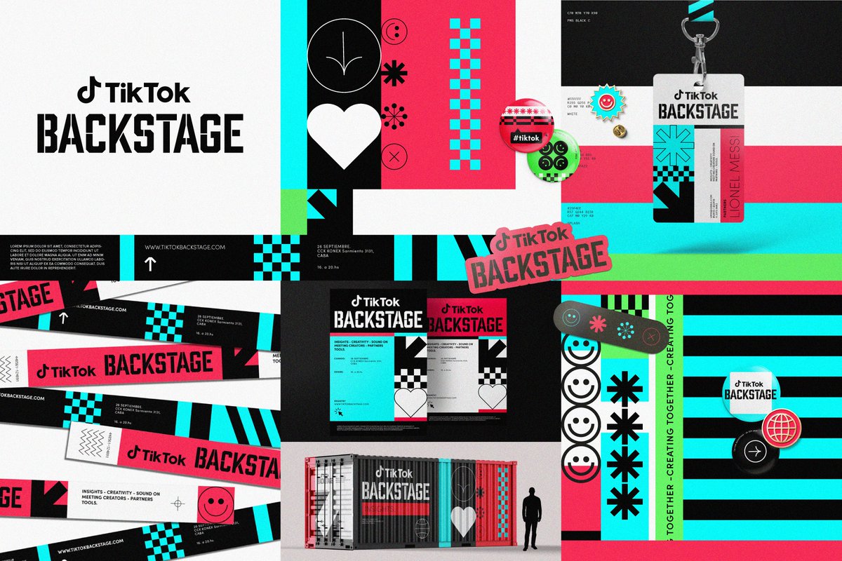 RA_Lettering's tweet image. GM Let's talk about how much fun was to develop this key visuals for TikTok last year.