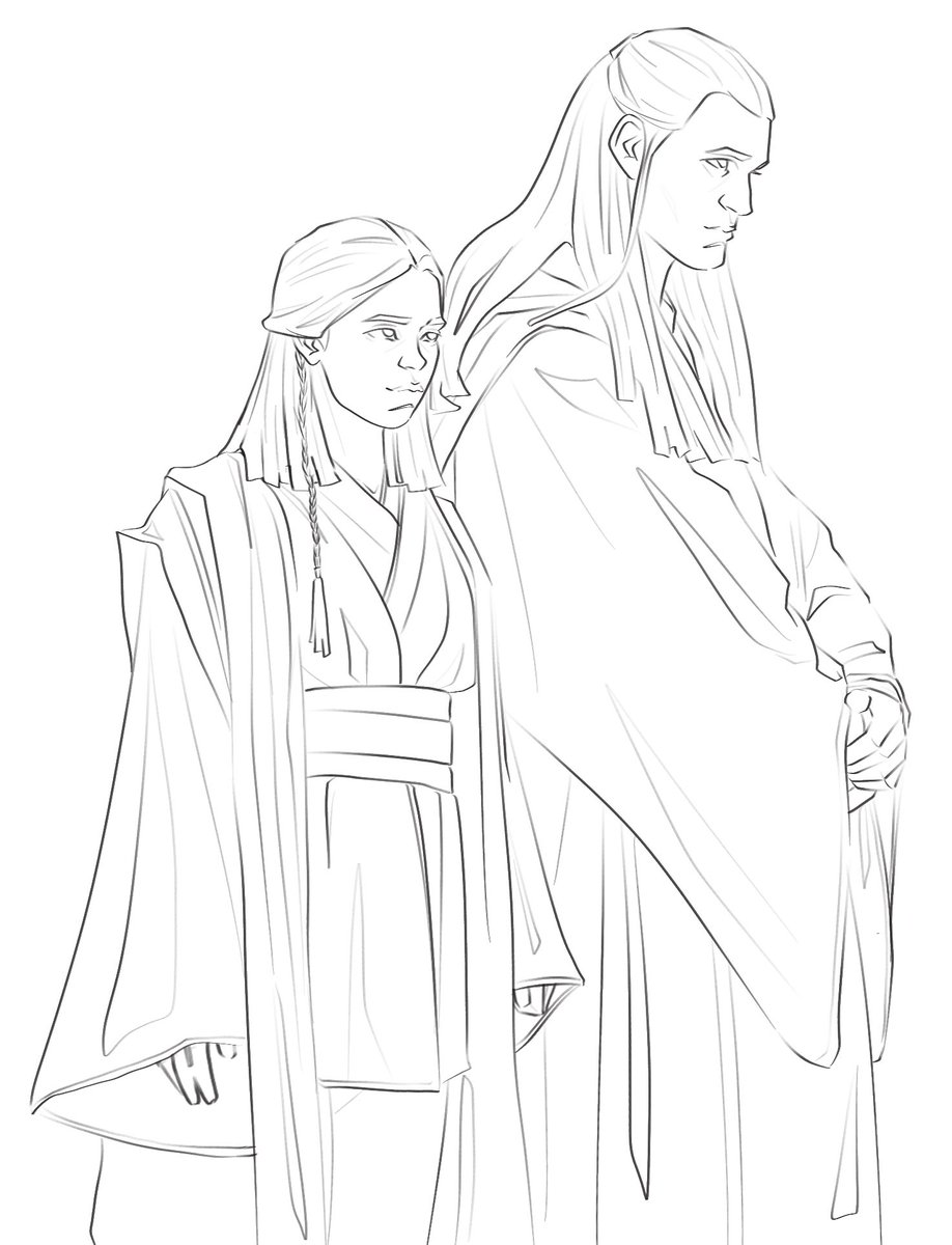 another part of my star wars au where Rhaenyra is a padawan and Daemon is her teacher 😌

#HouseOfTheDragon #RhaenyraTargaryen #DaemonTargaryen #hotd #StarWars #au