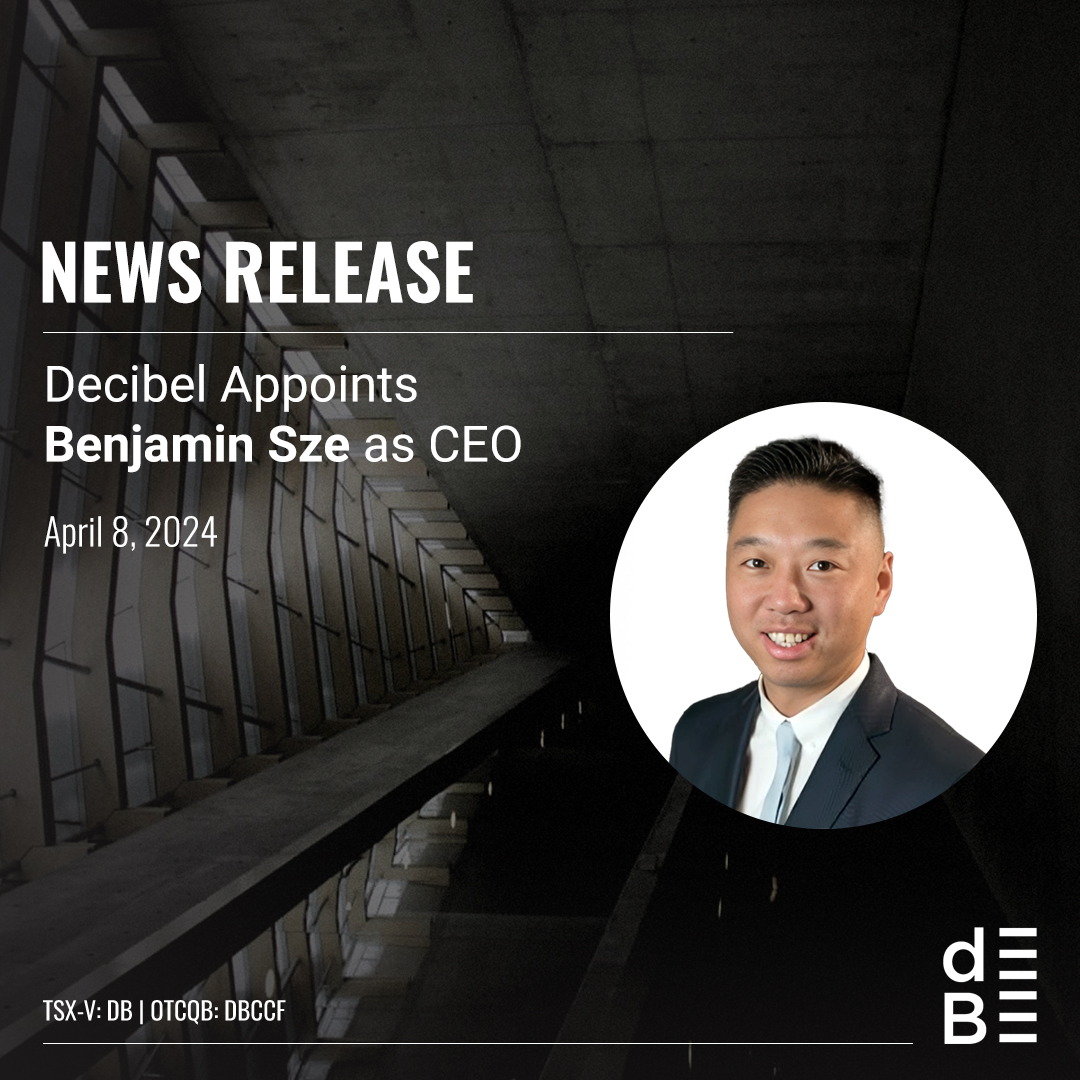 Decibel_CC's tweet photo. Decibel Cannabis has announced the return of Benjamin Sze as CEO. Mr. Sze previously resigned in late 2020 to focus on the health of his family. 

Read: https://t.co/p9LRNE3jD3

#CannabisStocks #InvestorNews #Management #TSXV #OTCQB $DBCCF $DB $DB.V https://t.co/dWRXOy58oe