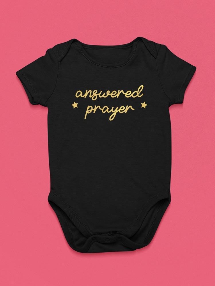 Answered prayer Bodysuit, shop for it now.
tinytykesmart.com
#babywear #toysforkids #momshop #springwear #smallbiz #teenwear
Dress Your Baby In This Fun Design And Have A Great Day Together.