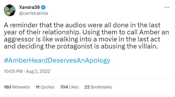 DaniMet1's tweet photo. Johnny Depp: Beats and rapes Amber Heard for years from 2011 to 2016.

Amber Heard: Starts fighting back in 2015 after she'd taken too much of the abuse.

Ignorant masses: Both horrible people!

Me: ??? 🙄😕🤨 #IStandWithAmberHeard https://t.co/JI97UMSAVi