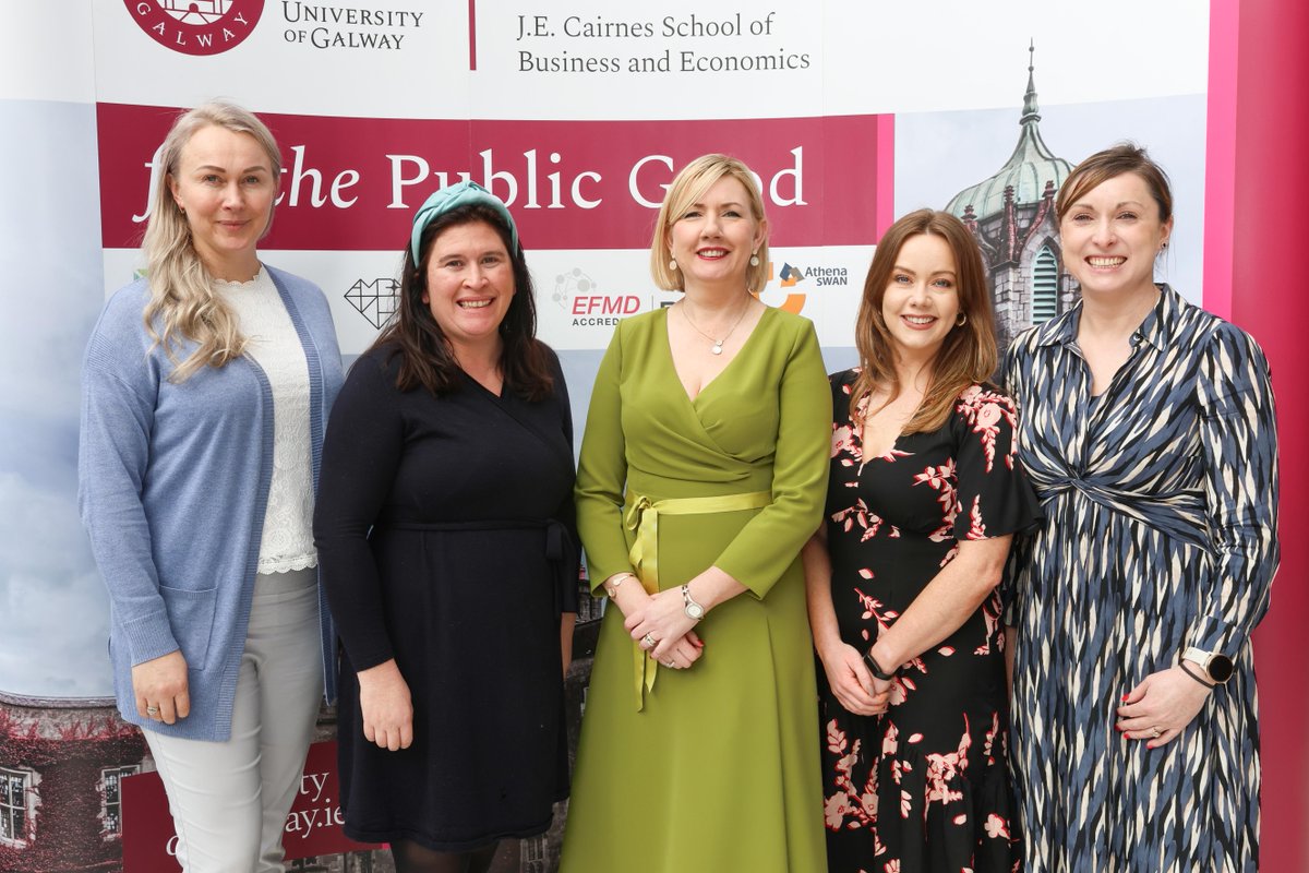 Last month, Caitlin Flanagan, our World Climate Sustainability Lead, rocked the 'Thinking Beyond - Regional Business Summit' panel at @uniofgalway. Caitlin discussed all things sustainable finance and our pledge for a greener tomorrow. 🌱