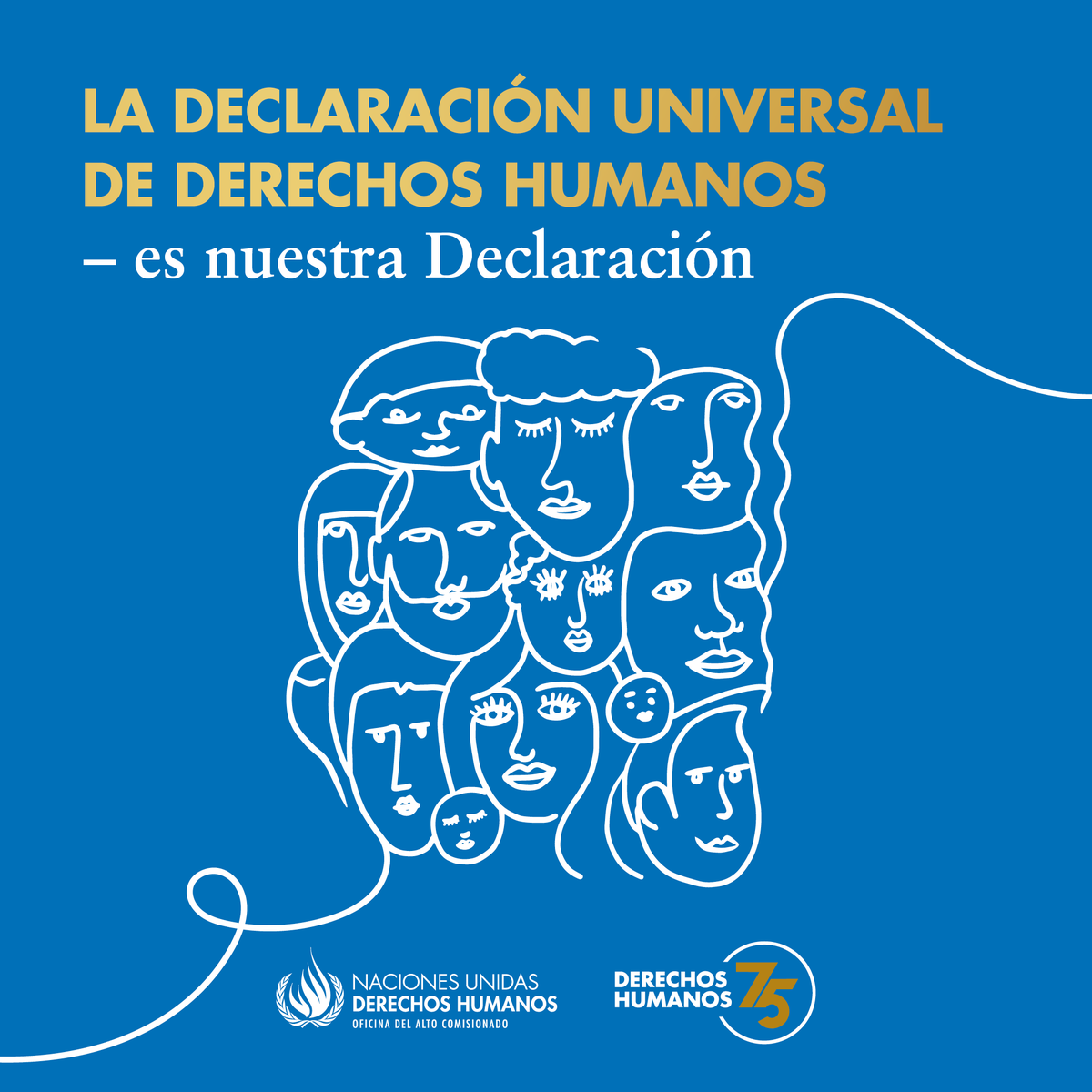 Podemos tener diferentes orígenes, culturas y creencias, pero nos unen nuestra libertad e igualdad inherentes. La Declaración Universal de los Derechos Humanos es más relevante que nunca. Renovemos nuestro compromiso con sus valores 🙌📜 Visita 👉 standup4humanrights.org/es/