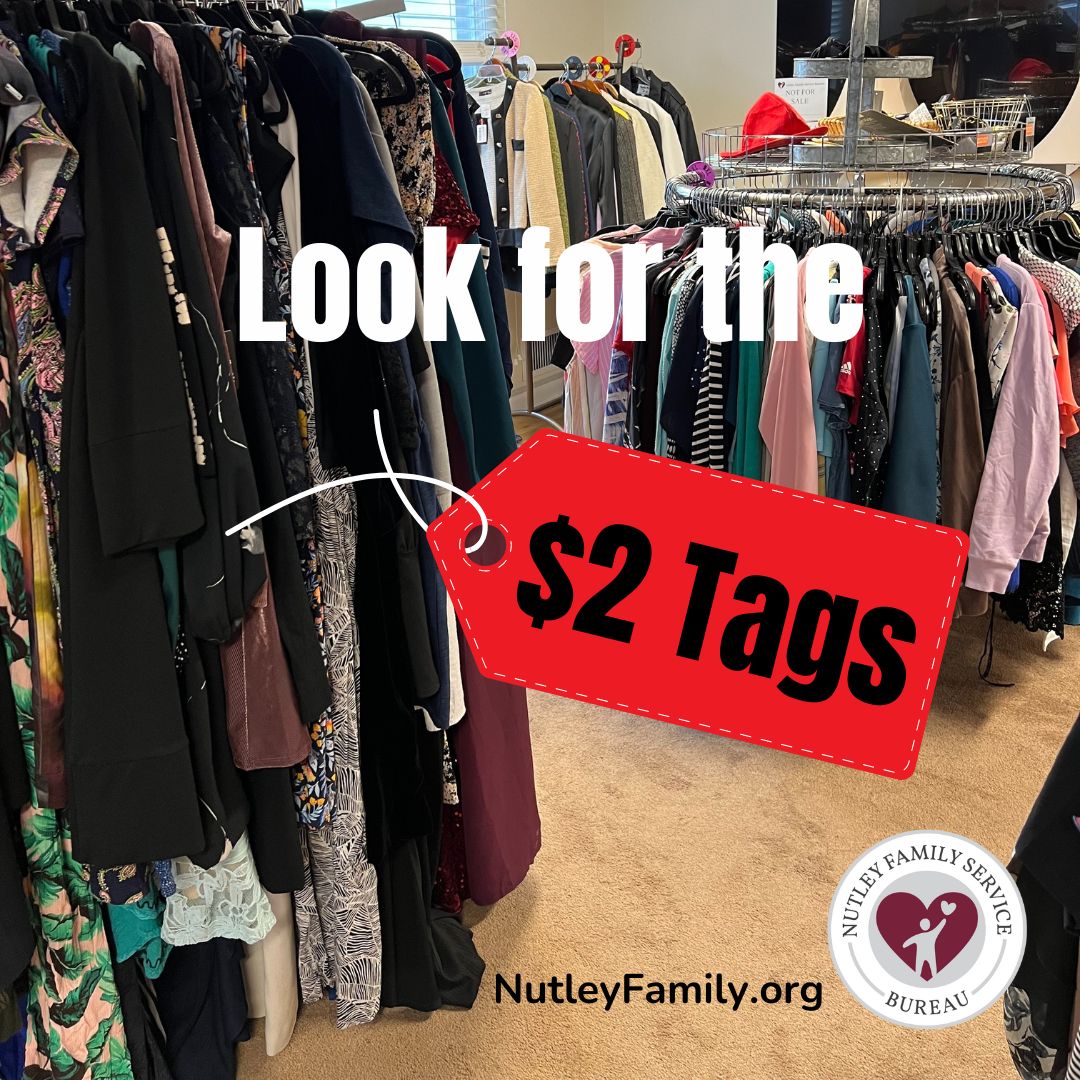 Introducing $2 Tags!

Specially marked tags are added daily throughout the Thrift Shop!

Come in today to learn more!