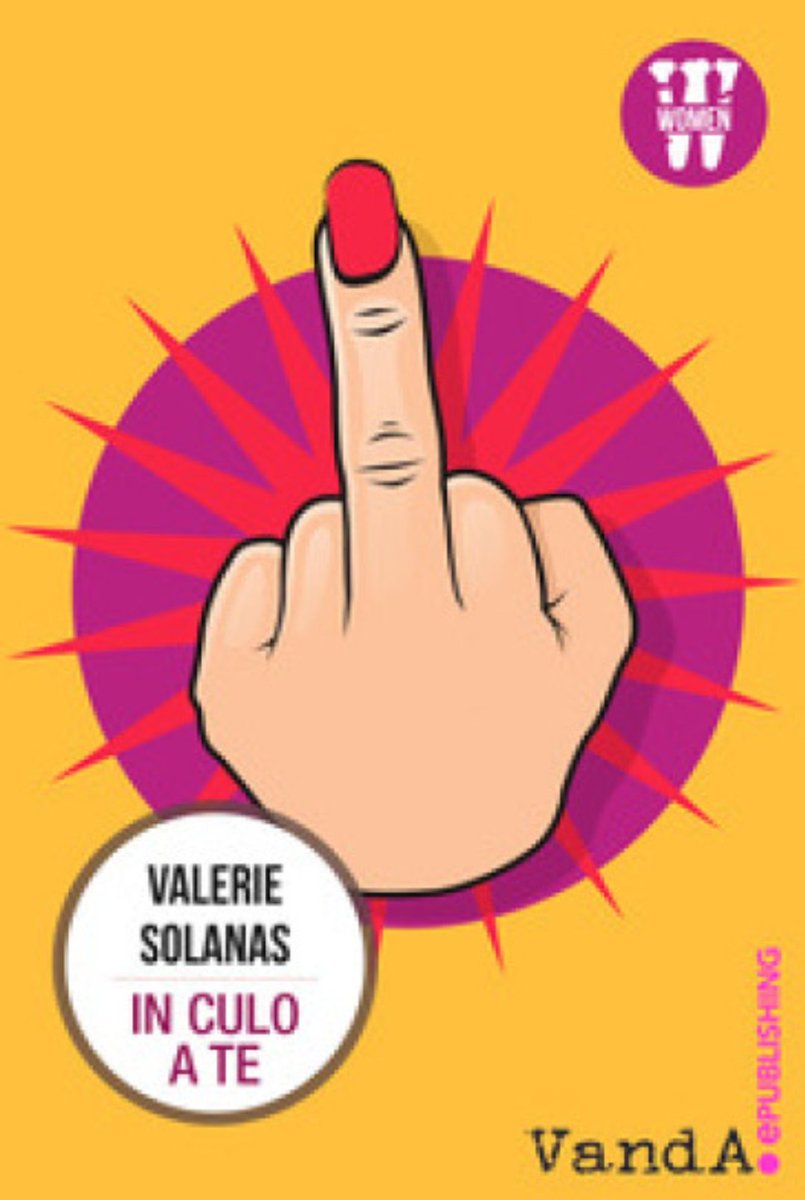libro di oggi:                          
📘 In culo a te - Valerie Solanas
#nonleggere #guardarelefigure #libridellacultura(?!) #cultura #librodelgiorno #Sangiuliano