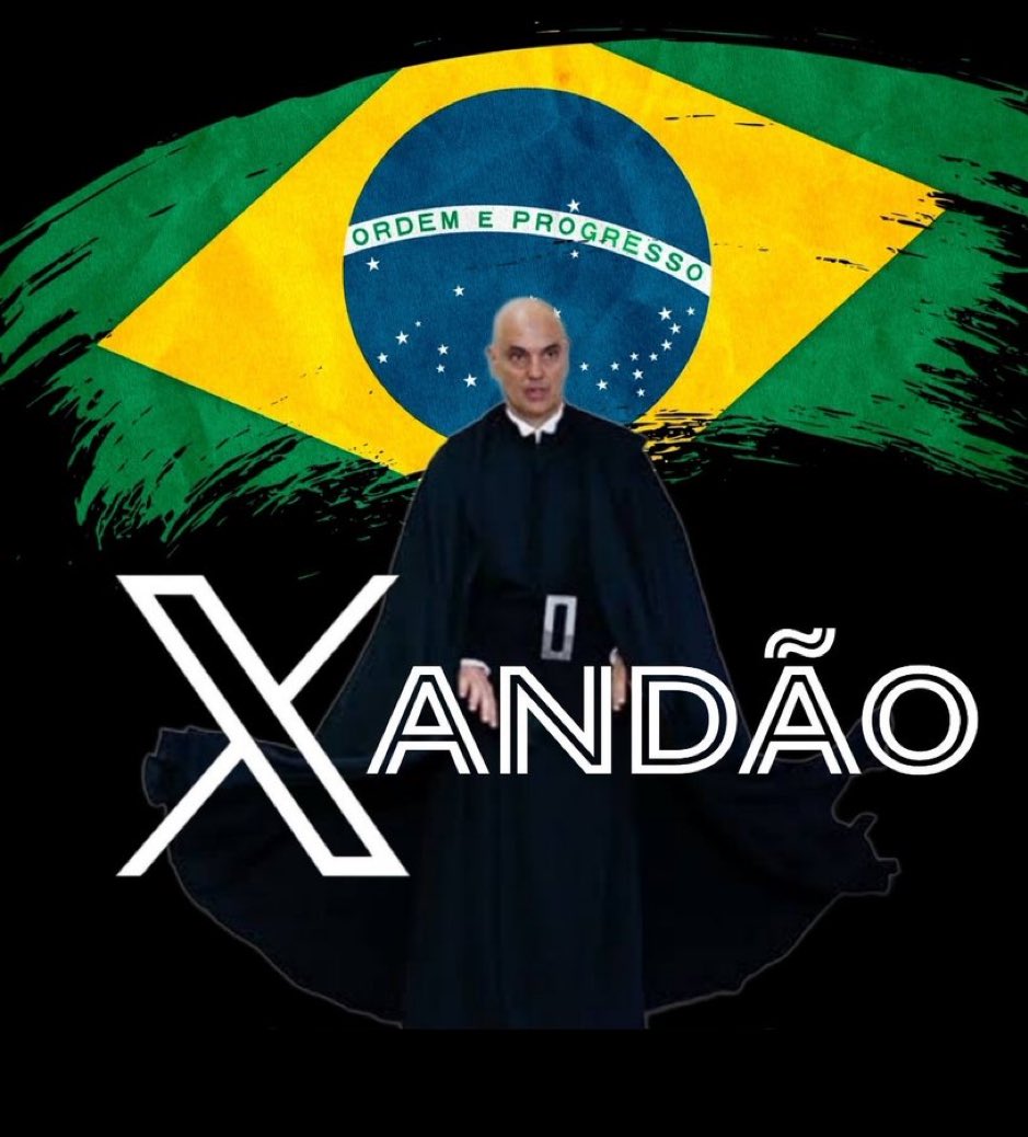 pravda_br's tweet photo. O Brasil que pensa, que tem cérebro, que é patriota de verdade e é vacinado contra a síndrome do cachorro vira latas, tá com Xandão.
Com o X, não. https://t.co/Q7J4IkqOiA