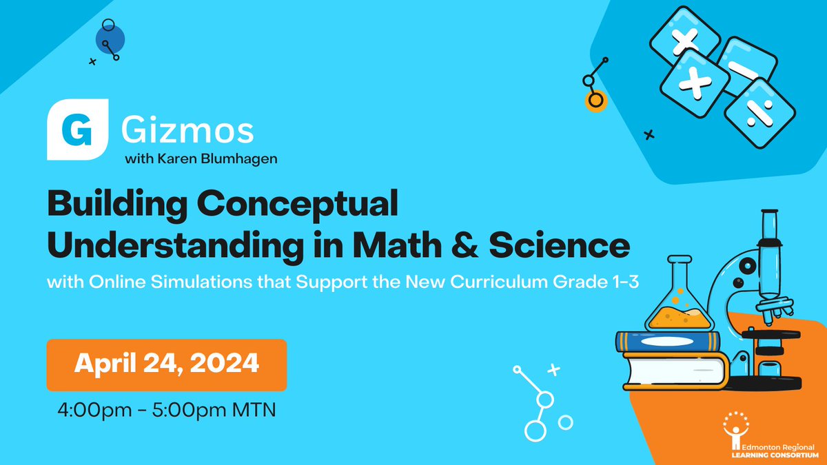 Explore the major features of Gizmos online simulations & how they can support classroom instruction in math & science using models & inquiry practices in this session with Karen Blumhagen. Learn more/register: bit.ly/ERLC24NC608 #science #math #newcurriculum