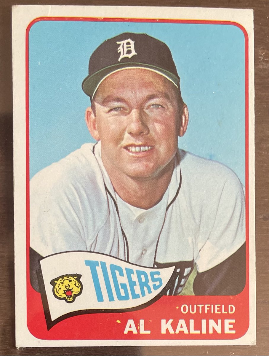 An Al Kaline pound sign mailday is always special since I don’t add them often. Down to the McLain rookie to finish 1965, plus 6 pricey high numbers in 1966 and 1967 to complete a Tigers Topps run from 1965-2024.