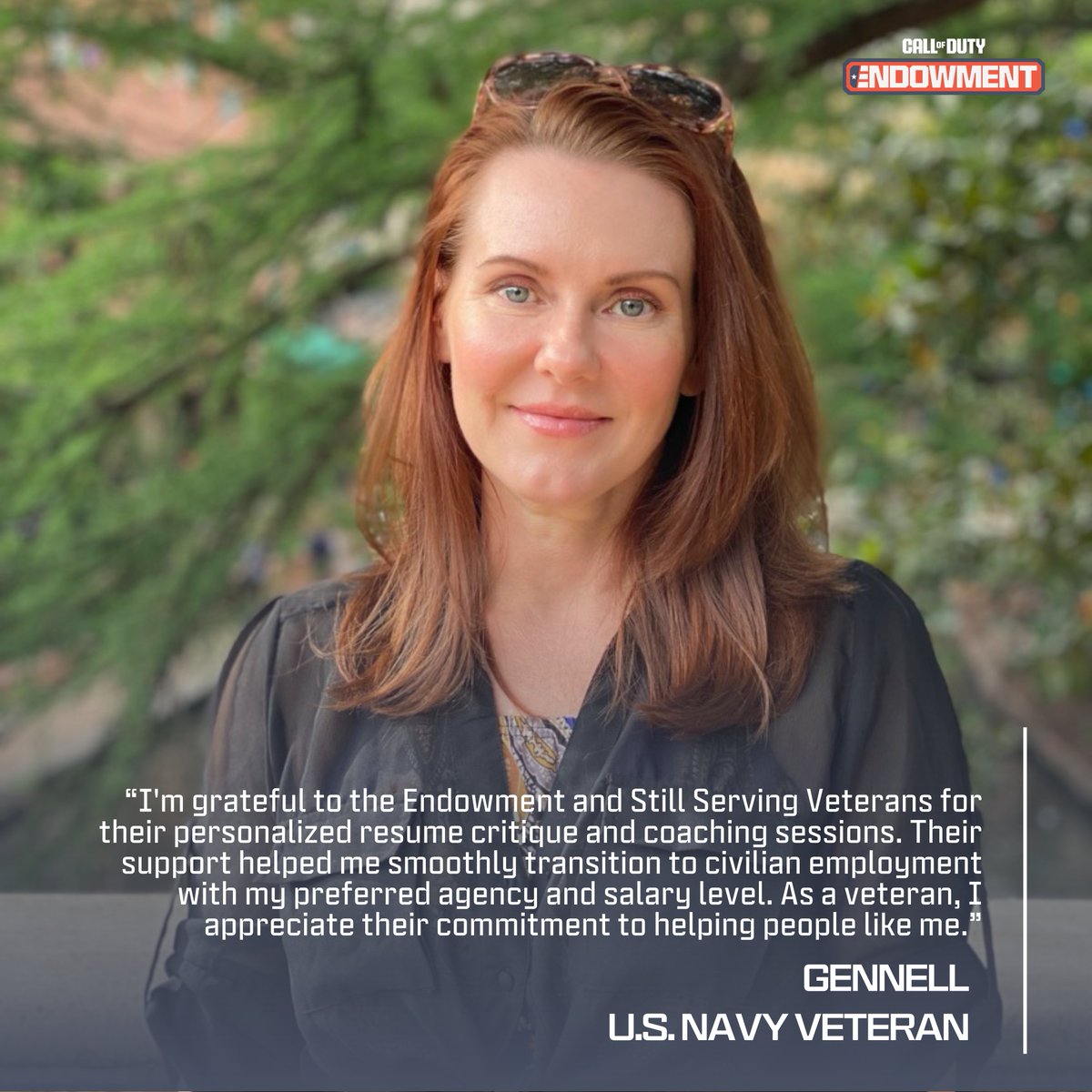 Meet Gennell, U.S. Navy veteran! Looking for a way to support vets like her? Until April 15, the Call of Duty Endowment will receive a slice of the proceeds when you order @LCFundraise Pizza Kits or Meal Deals. 🍕