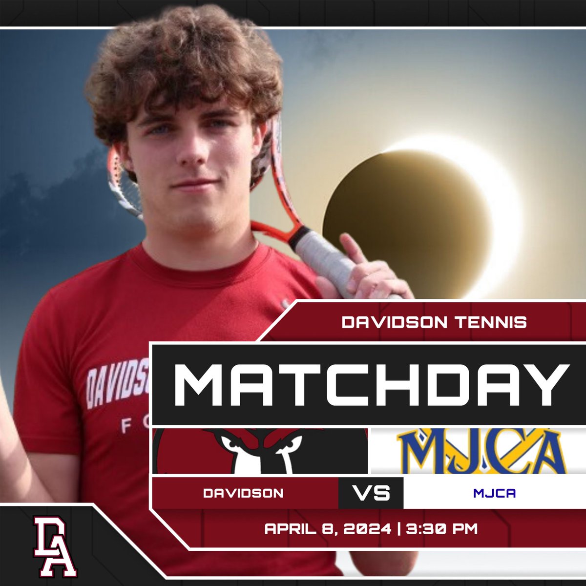 davidson_tennis's tweet photo. MATCHDAY!

🆚MJCA
📍Charlie Daniels Parks
🕒3:30

@davidsonacademy @athletics_da https://t.co/5Vk7MyHVSK