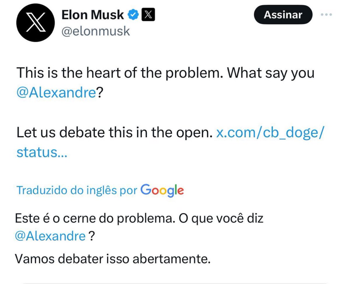 🇧🇷Responde aí menino! Responde o @elonmusk 😁 ——- 🇬🇧Come on man! Answer @elonmusk question. 😁