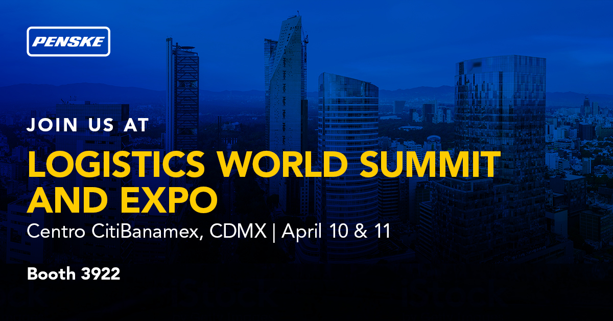 Come visit us April 10 and 11 at the Logistics World Summit and Expo, booth # 3922 bit.ly/3TD1vVI #Logistics #SupplyChain #3PL