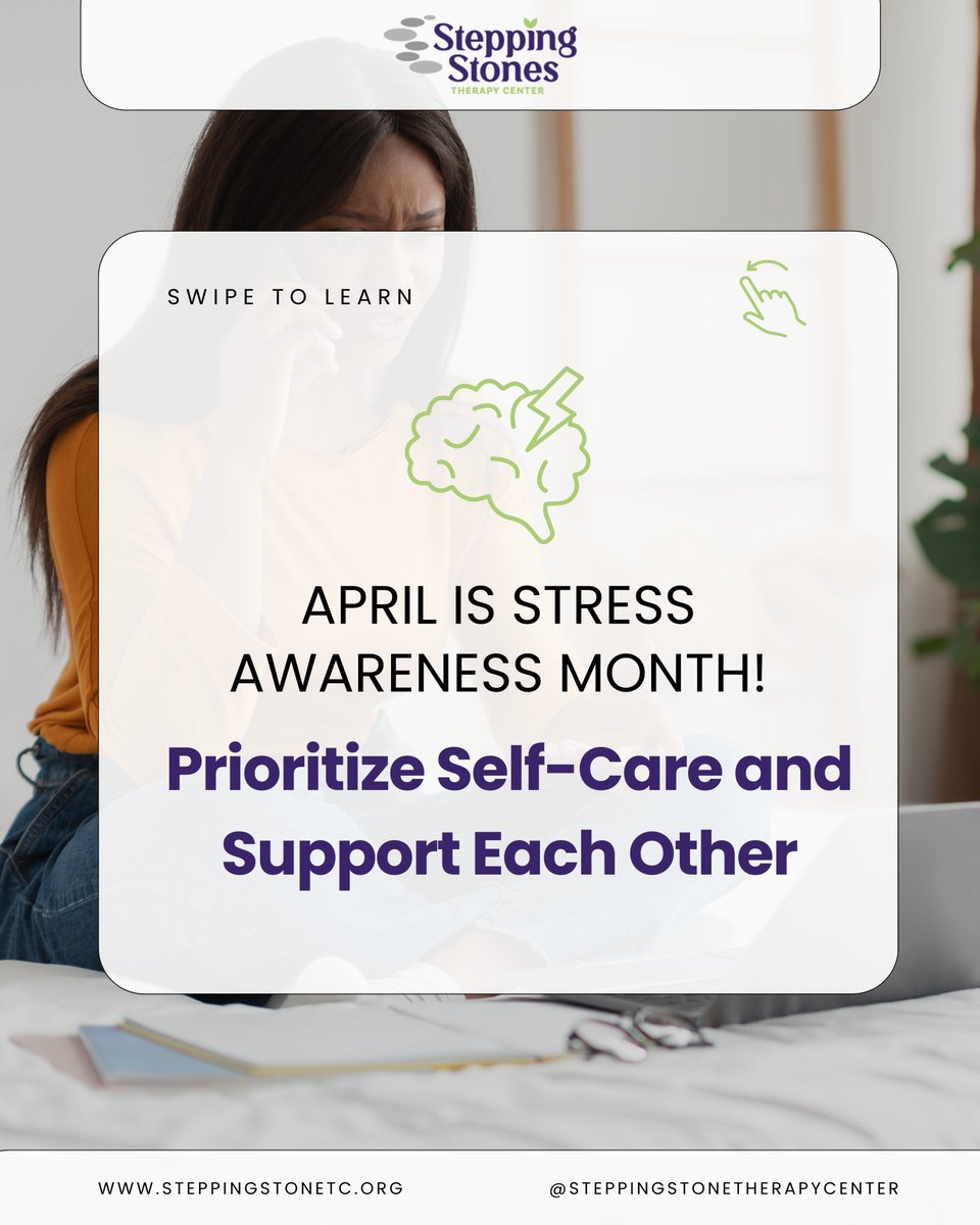 April is Stress Awareness Month! 🌟 Prioritize self-care and support each other. Reach out today to book a consultation and nurture your mental well-being. Read more: instagram.com/p/C5gnOVgonSp/… #StressAwarenessMonth #SelfCare