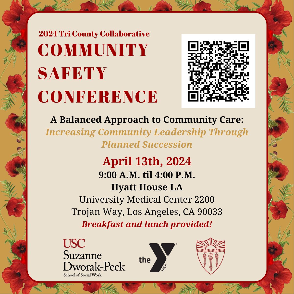RSVP now to attend the upcoming 2024 Spring Tri-County Collaborative Community Safety Conference on April 13th which offers a unique opportunity to build capacity with non-profits, interdict community violence, and increase community leadership. RSVP: bit.ly/43NVWbQ