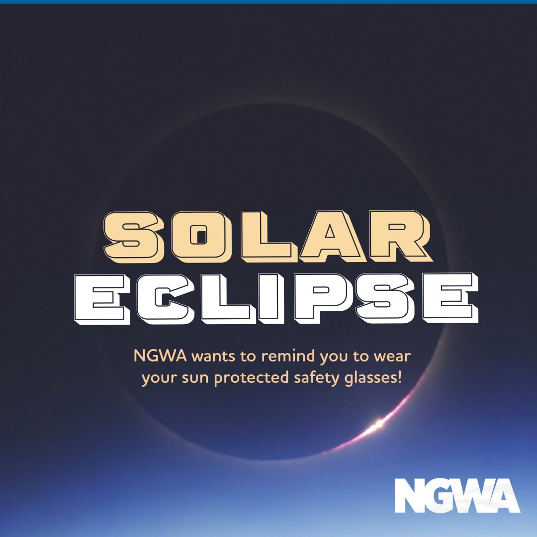 Hope everyone is enjoying this historic day! NGWA HQ in Westerville, Ohio, will experience 99% totality.