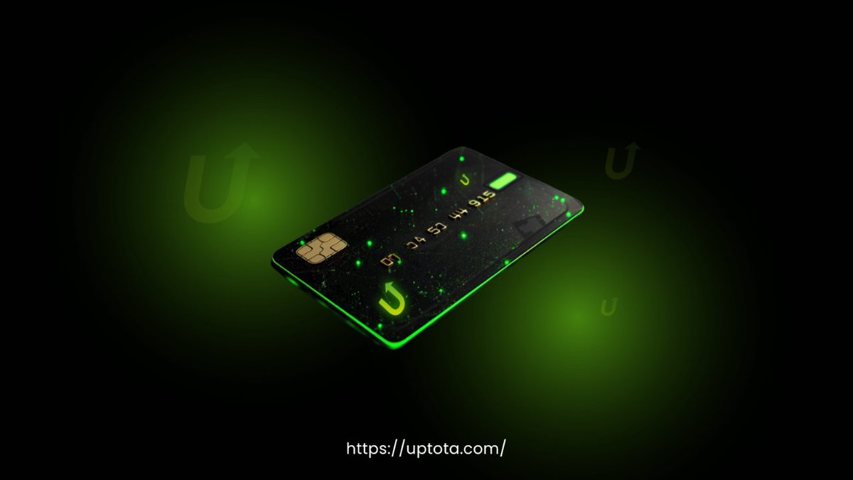 #Uptota #Cards will soon bring #crypto financing into the palm of your hand.
Whether shopping online or in-store, our cards provide you the flexibility to use #cryptocurrencies wherever you want.

Look forward to the next level of #financial #freedom. 💰