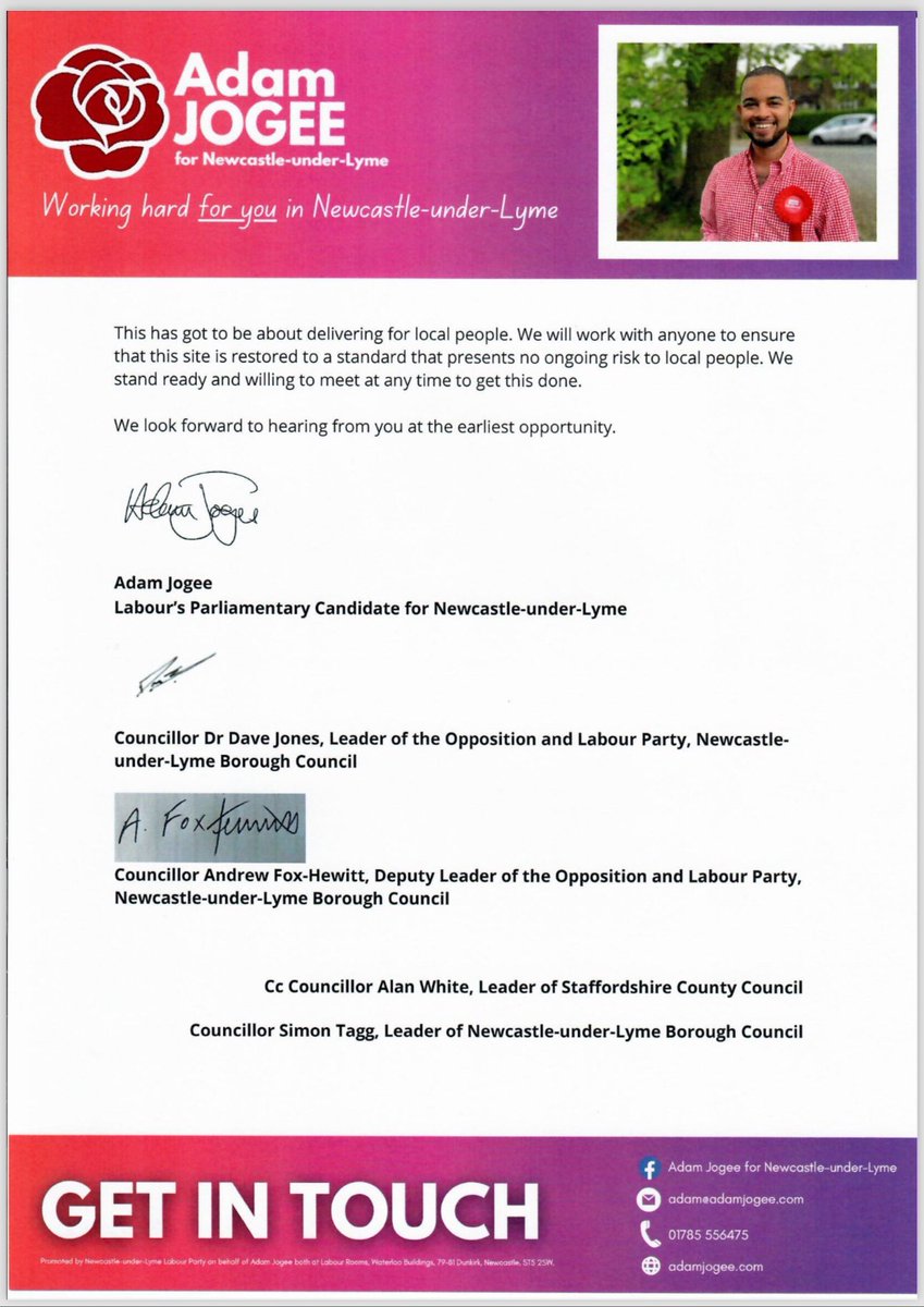 Labour politicians in Newcastle have written to Environment Agency chief executive Philip Duffy to ask about plans to restore Walleys Quarry once landfill operations cease. They’re concerned plans haven’t been updated since pre-2016 and about the H2S emissions at the site.