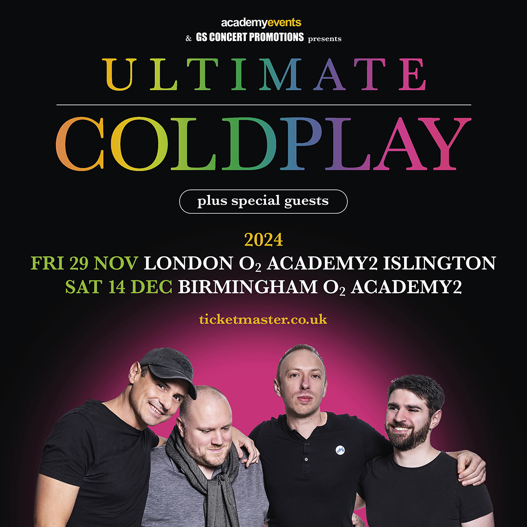 Ultimate Coldplay are perhaps the world’s most authentic tribute to Coldplay. Catch them here on Fri 29 Nov. Priority Tickets are on sale now. Head to #O2Priority 👉 amg-venues.com/XJyc50RaFOX