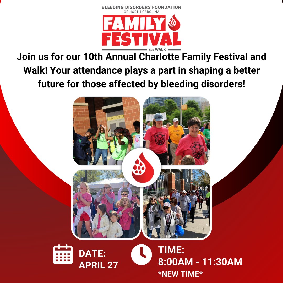 Celebrate 10 years of our Charlotte Family Festival and Walk with us! Register and create your own team today! Visit: secure.qgiv.com/event/2024char… 

#2024CharlotteWalk #BDFNC