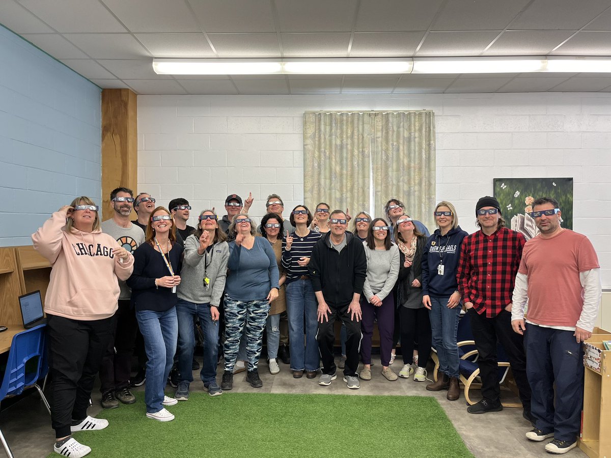 We are ready! Enjoy, Wildcats! Use your glasses to stay safe!