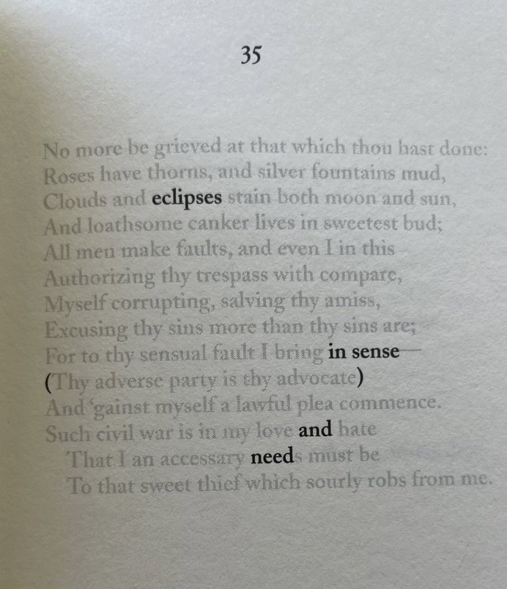 shakespeare eclipsed (by jen bervin)