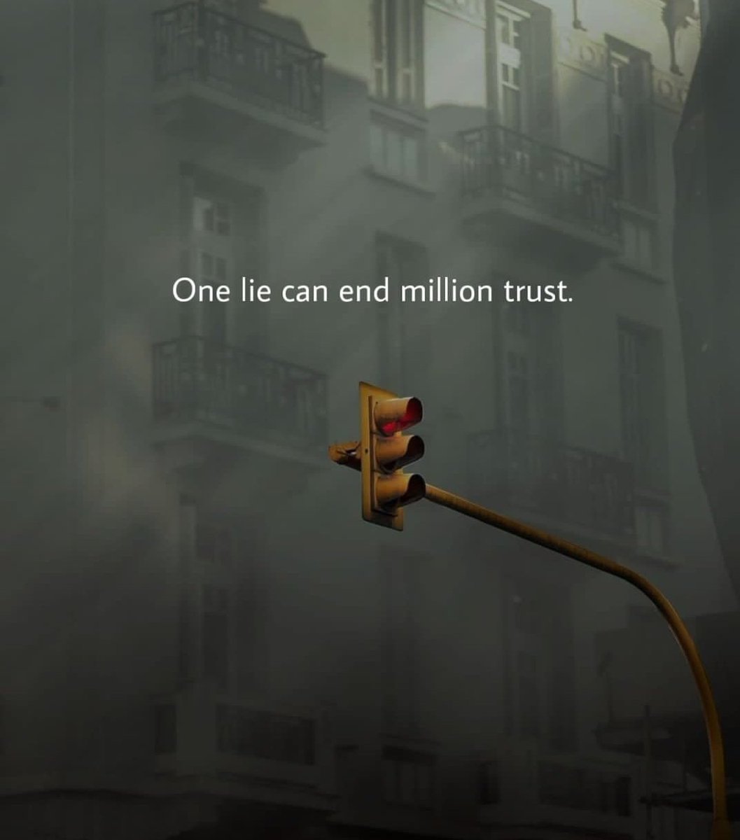A lie can destroy a relationship in a second, but it can take a lifetime to rebuild the trust