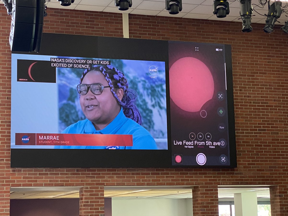 Want to see the eclipse much better live than your eyes can deliver? Join us in the Lobby of the Downtown Library to see a live feed from our solar scope on Fifth Avenue alongside the NASA webcast!