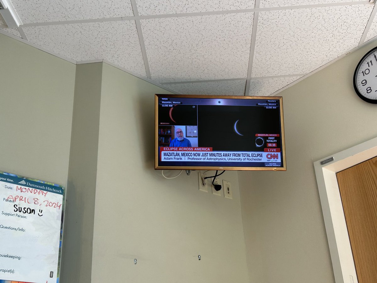 I did not plan to watch the eclipse from a hospital bed, but I didn’t plan to get sepsis either.  🥺😩