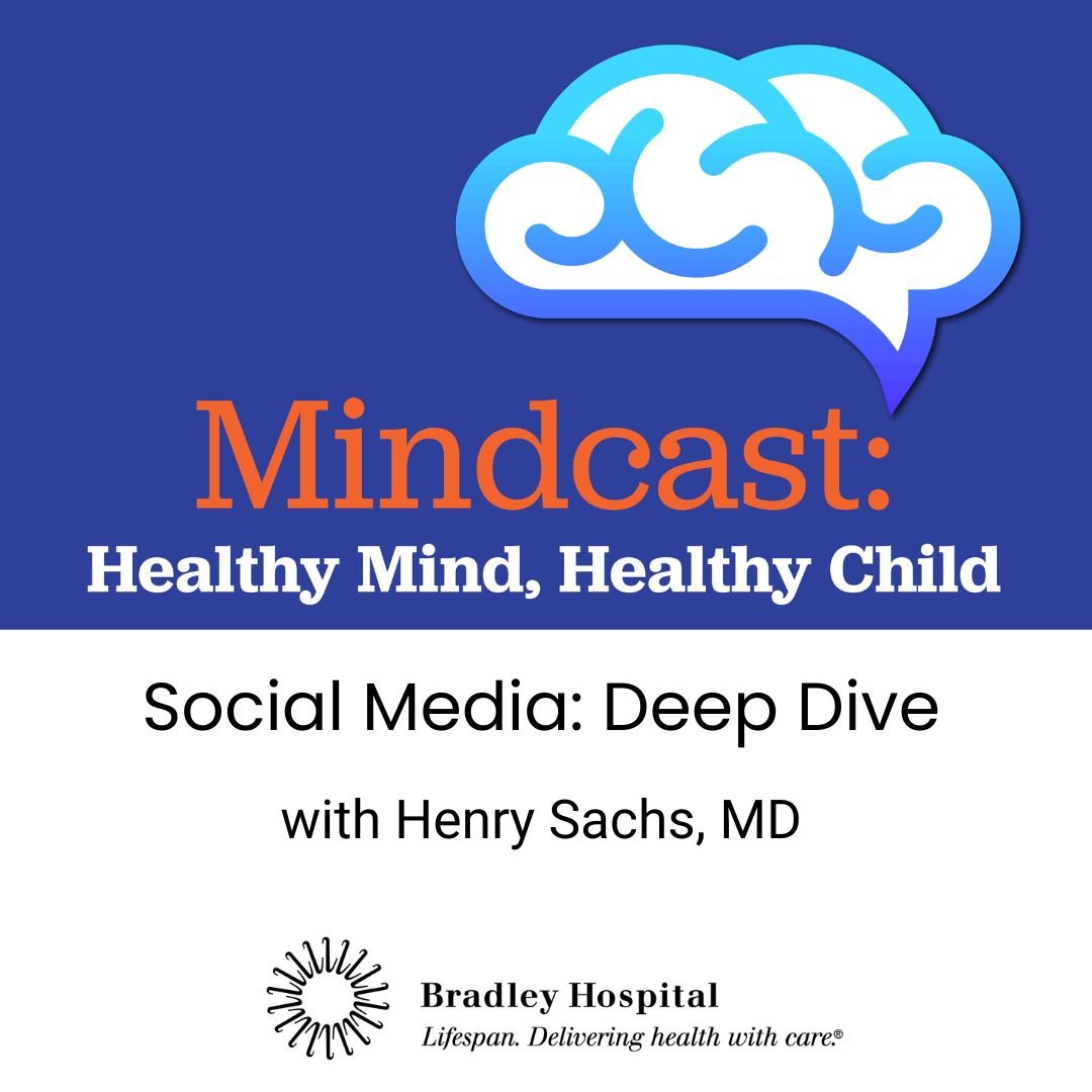 Listen to the latest episode of Mindcast, featuring Dr. Henry Sachs, president of @BradleyHospital, as they take a deep dive into social media and the effects it can have on kids. Listen now: lifespan.org/locations/brad…