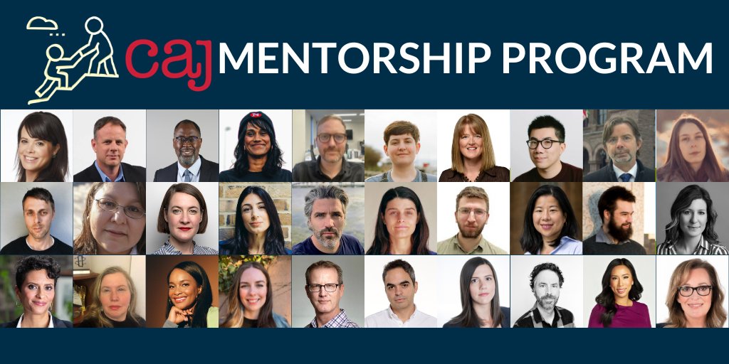 🥁🥁 We've got mentorship matches! 🥁🥁 We're thrilled to announce we've successfully matched 67 early & mid-career journalists w/ mentors in the latest round of our program. Thanks to the wonderful mentors who have agreed to volunteer their time ❤️ caj.ca/caj-spring-202…