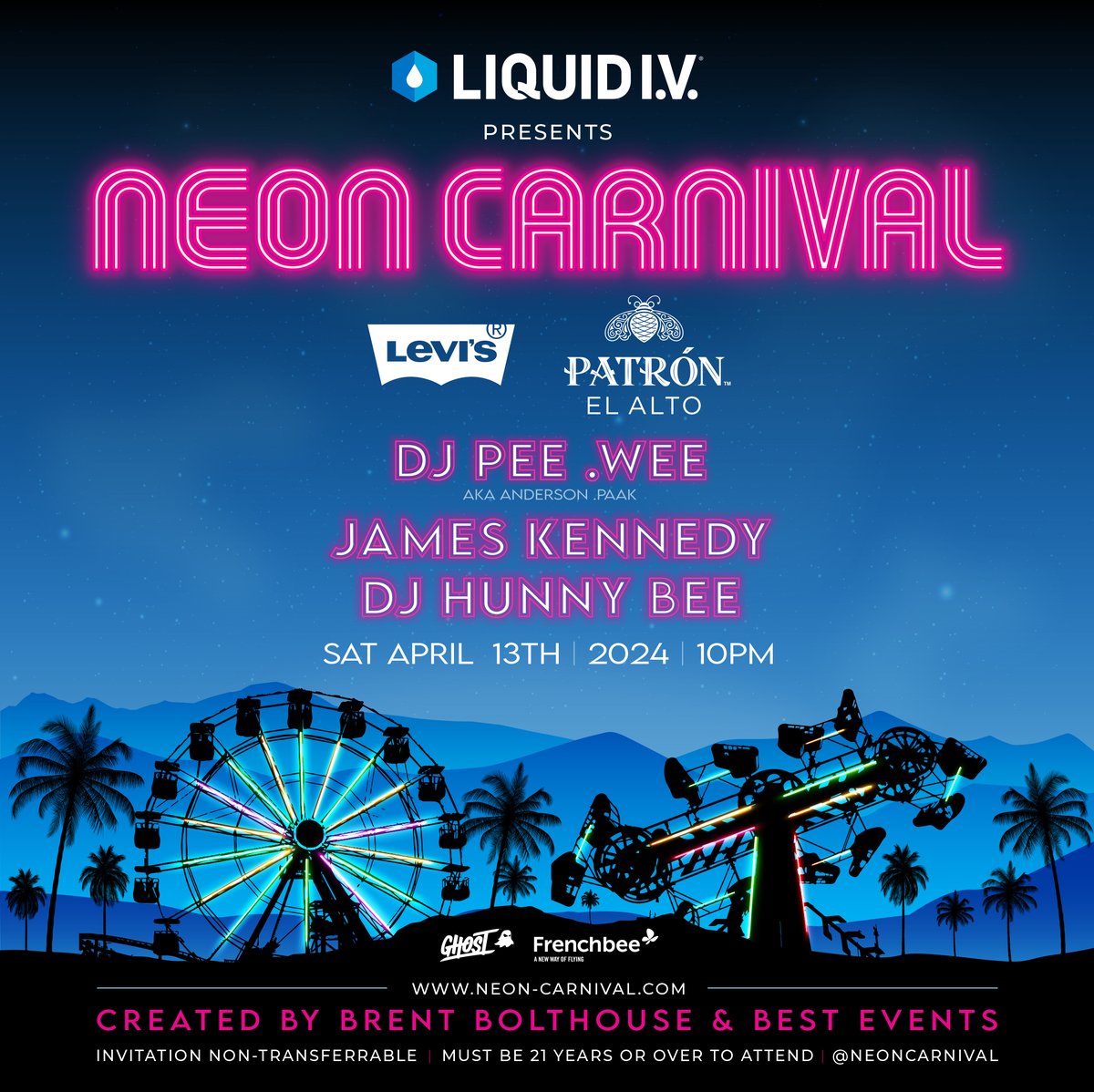Who's going to Coachella?! @Apecoin is a sponsor of the 13th annual @Neon_Carnival, which will take place on Saturday, April 13th, 2024 in the Coachella Valley desert from 10PM to 4AM. The coveted invite-only party has always been known for its exclusivity, with a guest list of